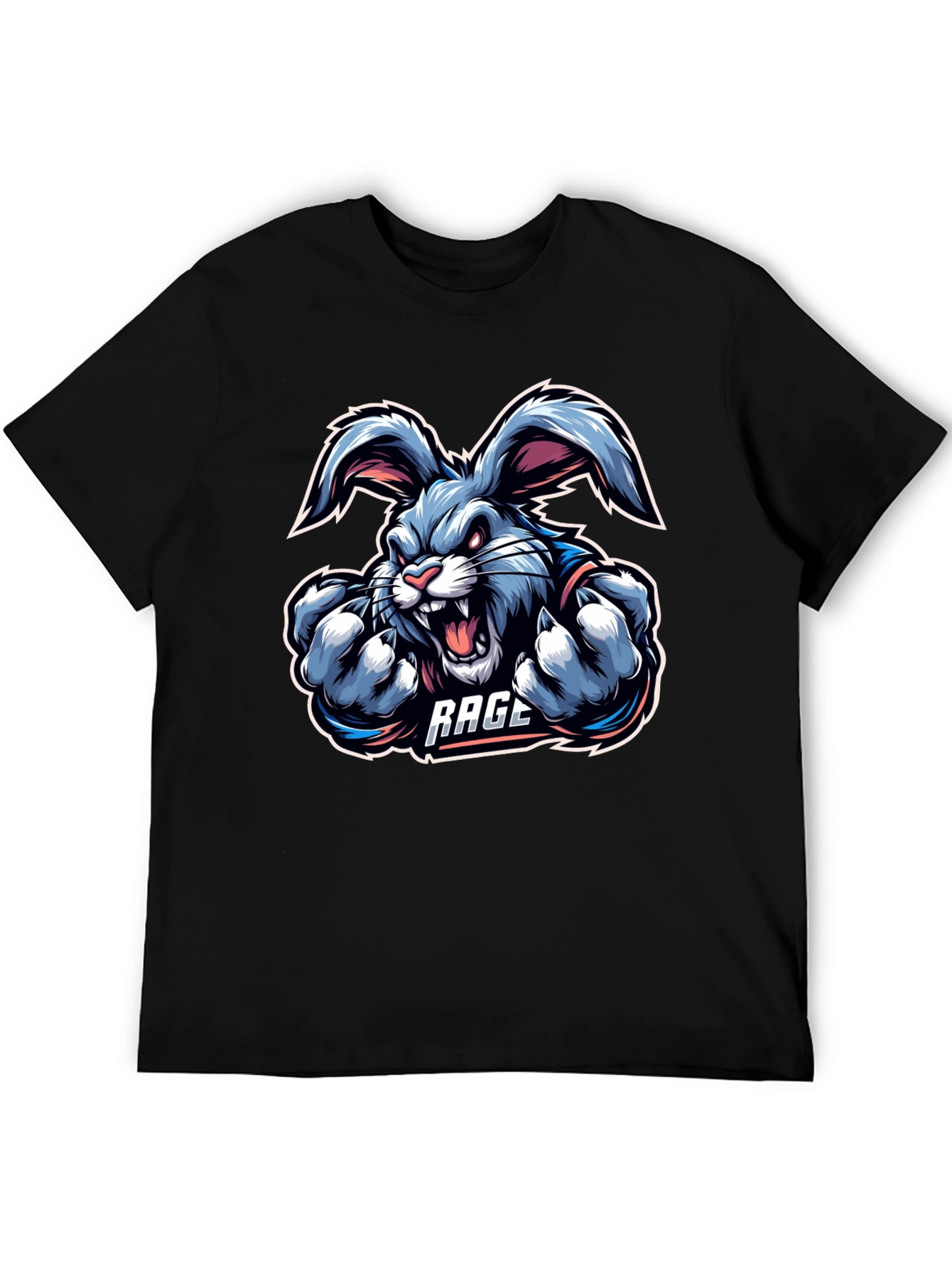 Rage Bunny Graphic T-Shirt