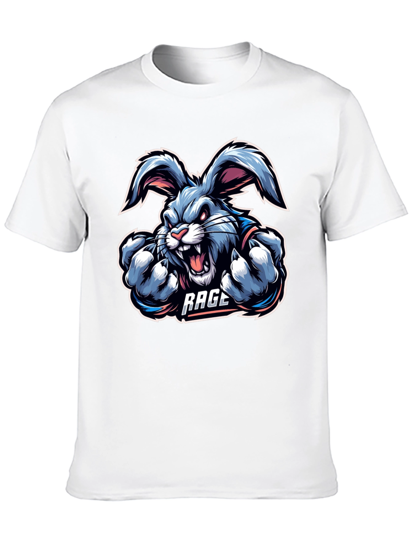 Rage Bunny Graphic T-Shirt