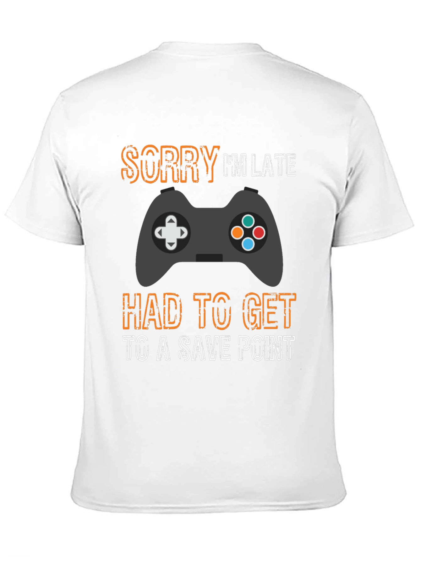 Gamer Sorry Im Late Save Point T-Shirt