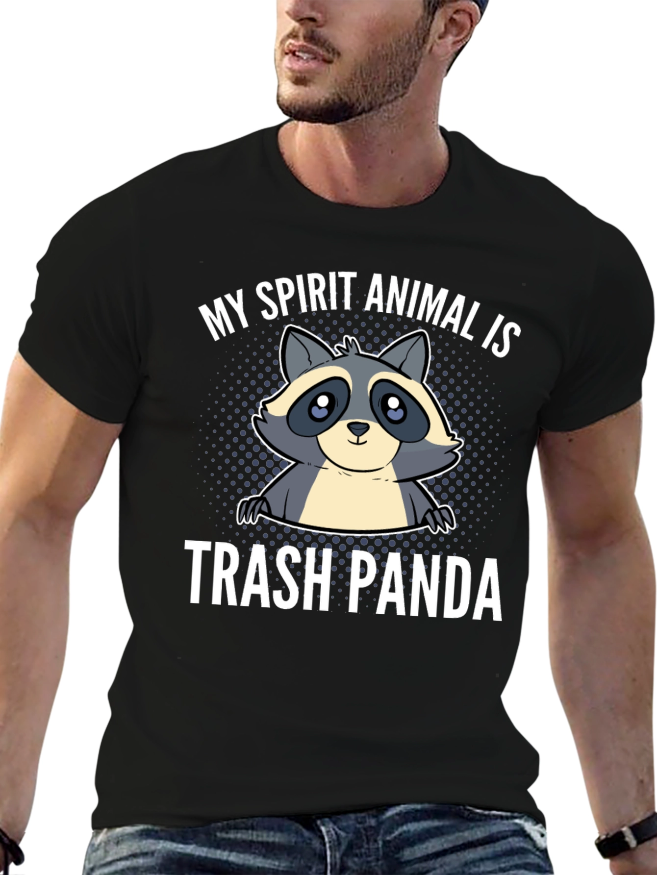 Trash Panda Spirit Animal Graphic Tee