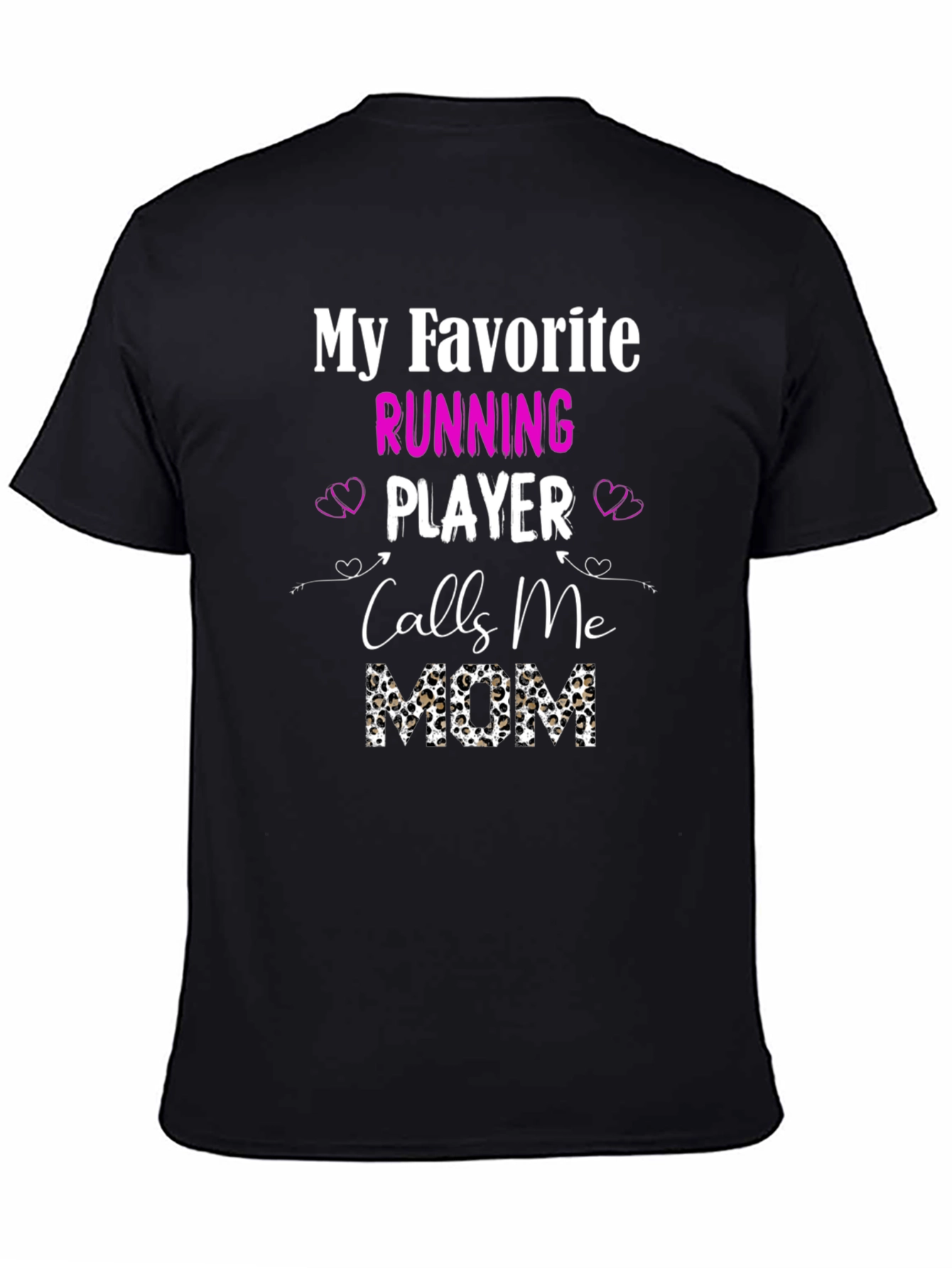 Running Player Mom T-Shirt - Sports Fan Apparel