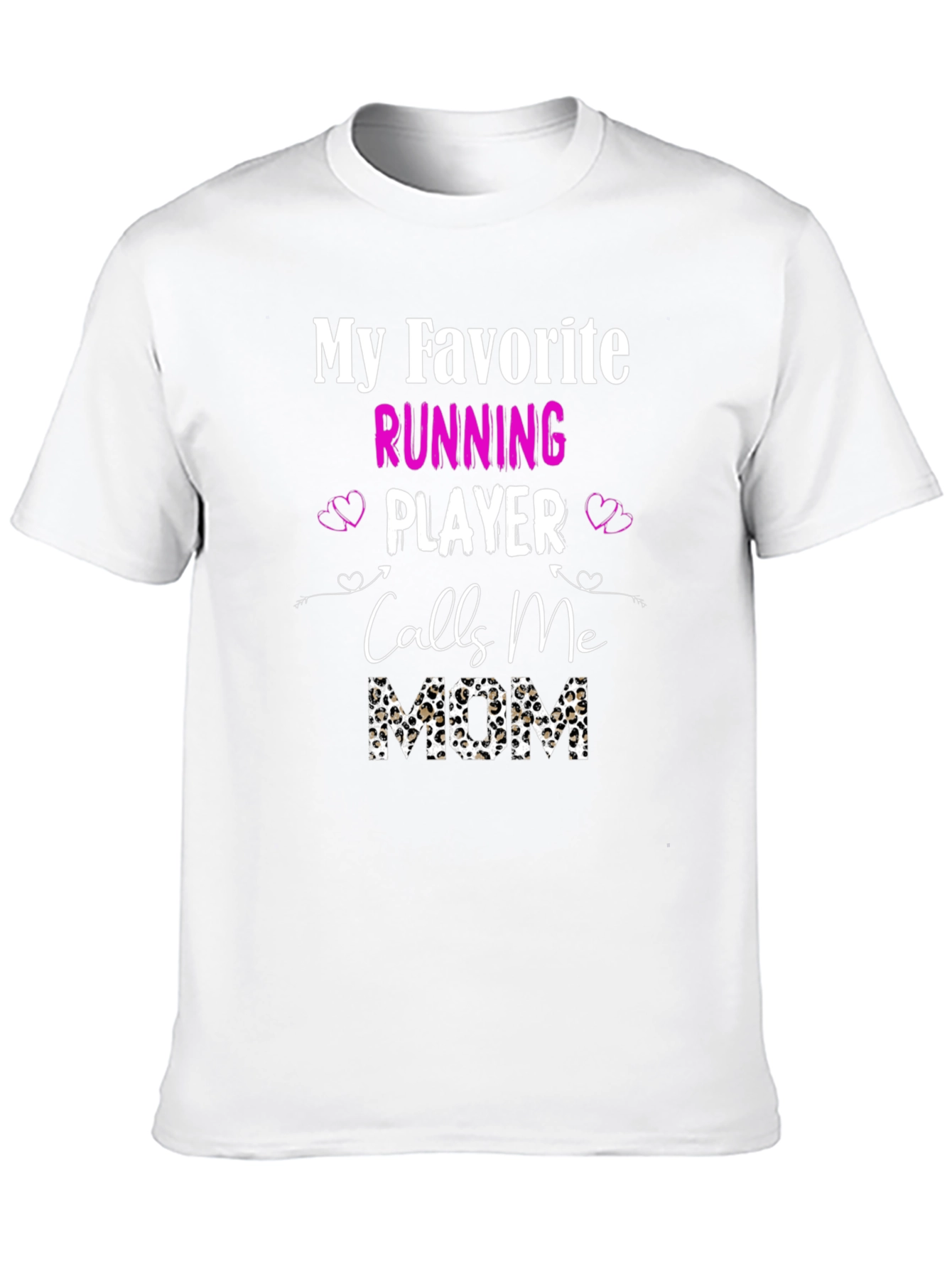 Running Player Mom T-Shirt - Sports Fan Apparel