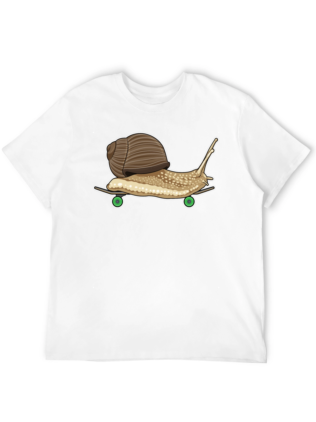 Skateboarding Snail Graphic Tee