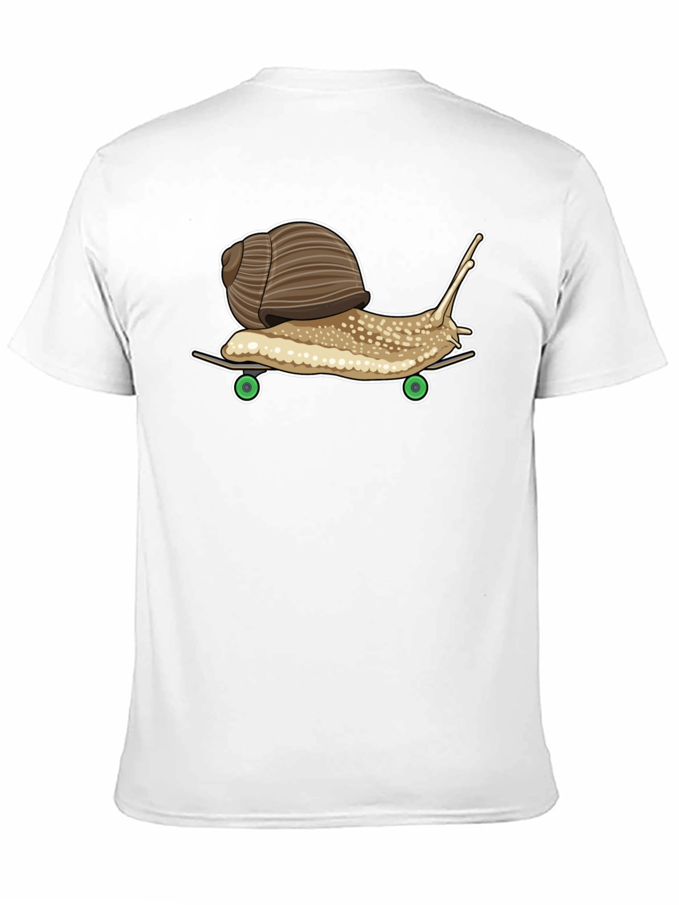 Skateboarding Snail Graphic Tee