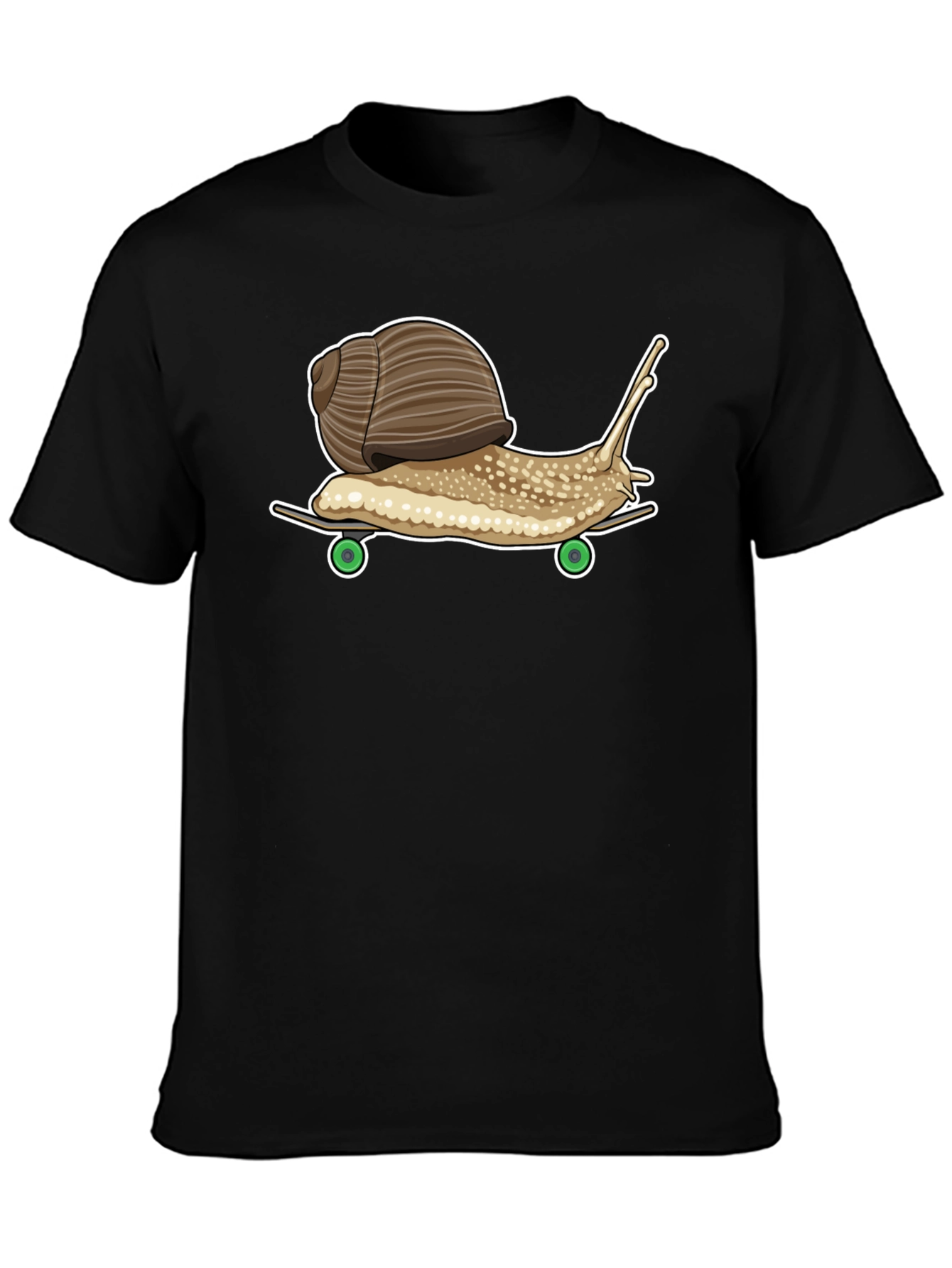 Skateboarding Snail Graphic Tee