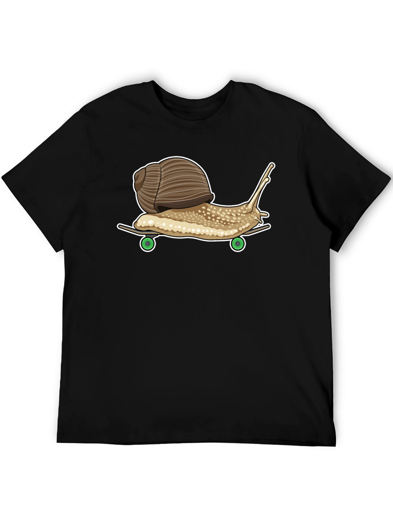 Skateboarding Snail Graphic Tee