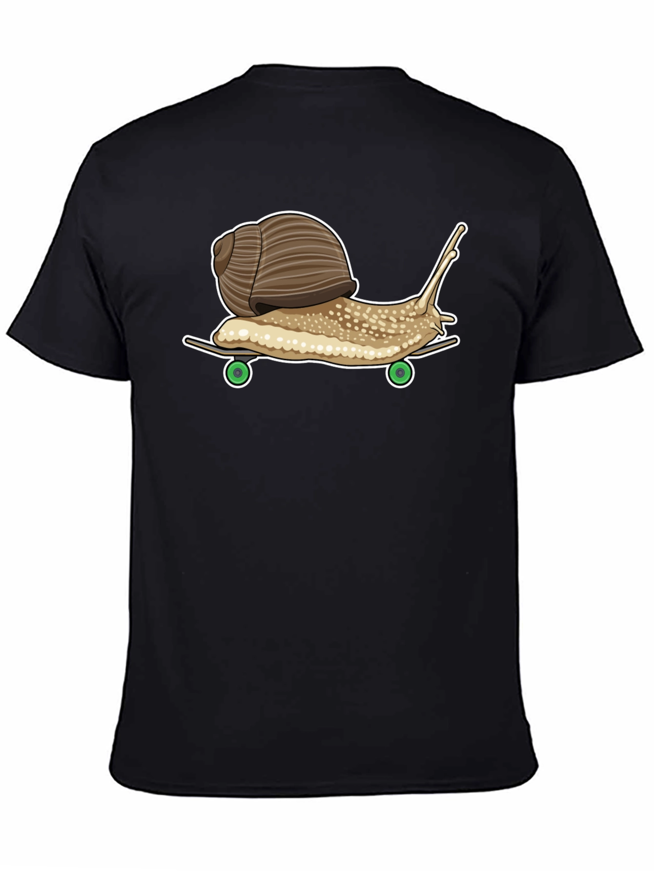 Skateboarding Snail Graphic Tee