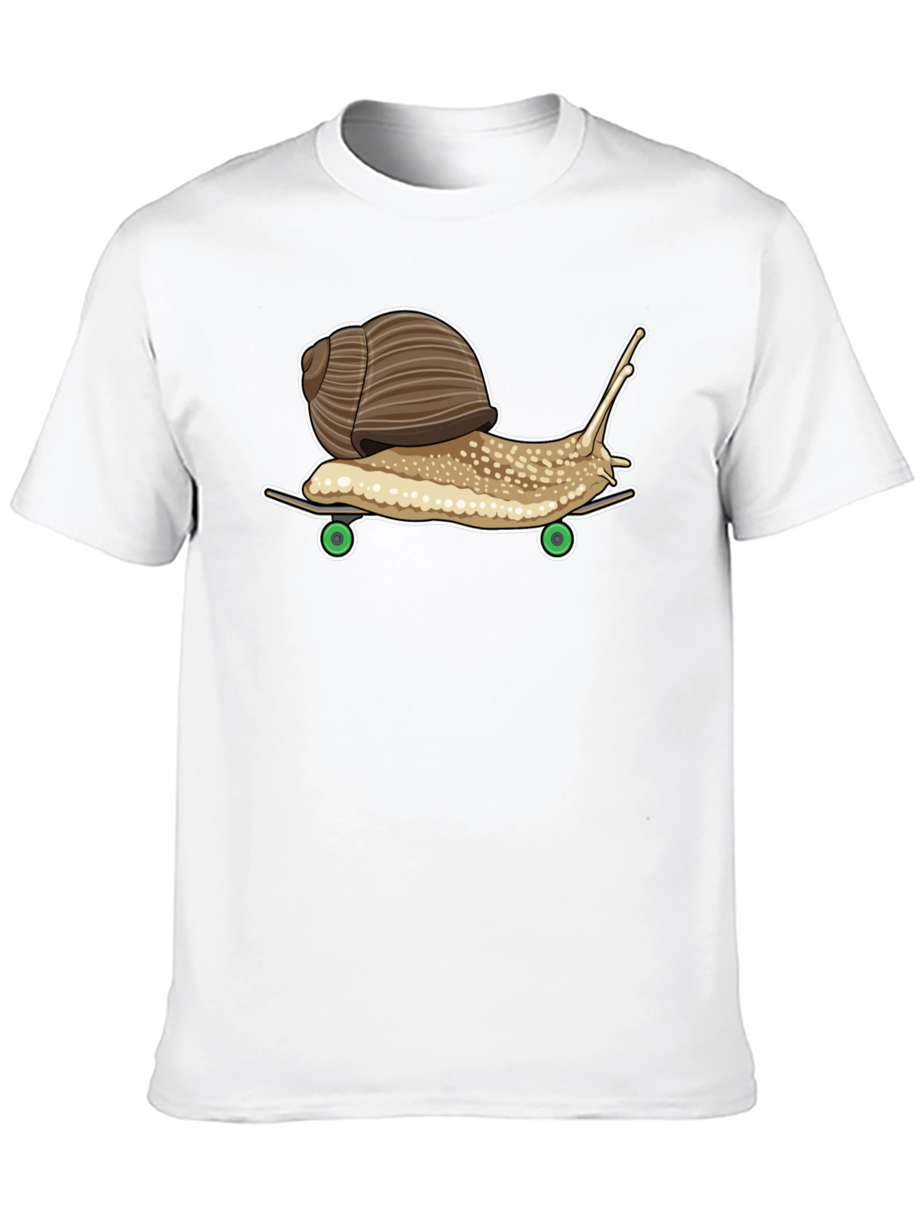 Skateboarding Snail Graphic Tee