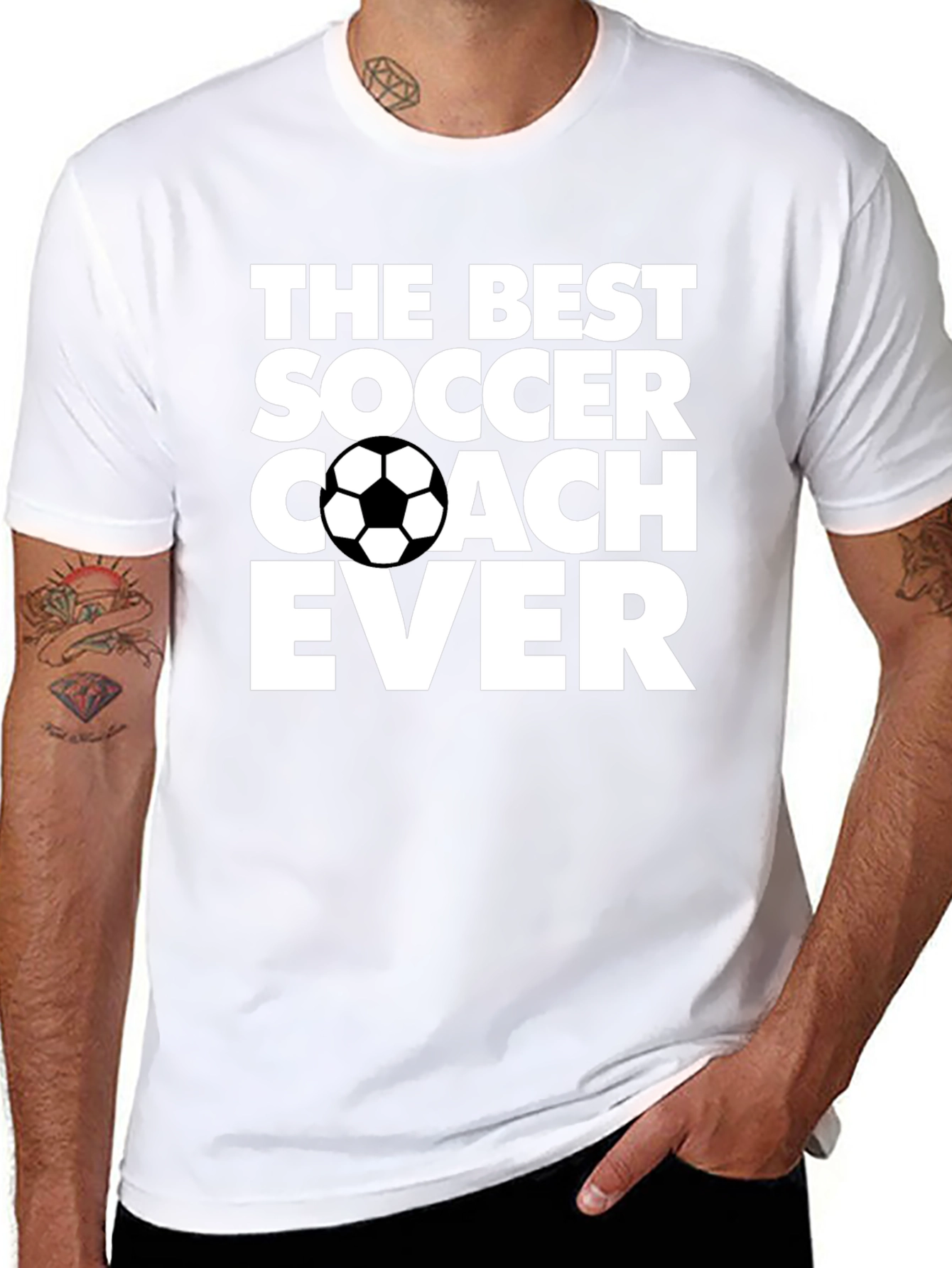 Best Soccer Coach Ever Graphic T-Shirt