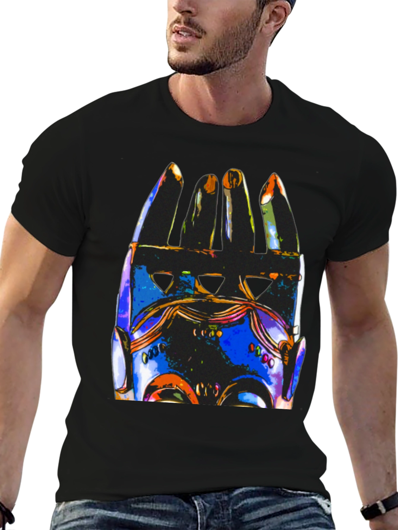 Abstract Hand Art T-Shirt - Unique Graphic Tee