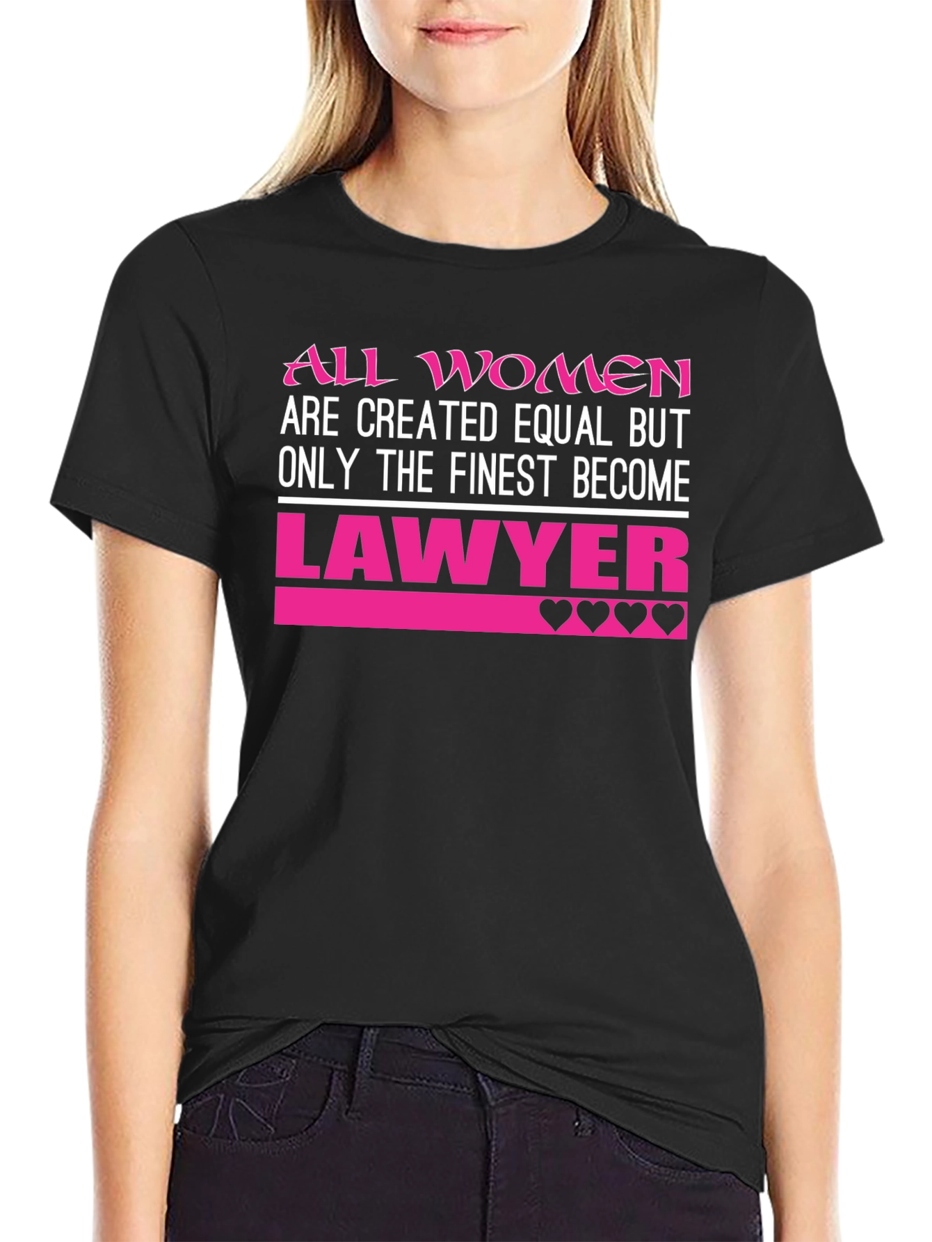 All Women Lawyer T-Shirt - Empowered Attorney Gift