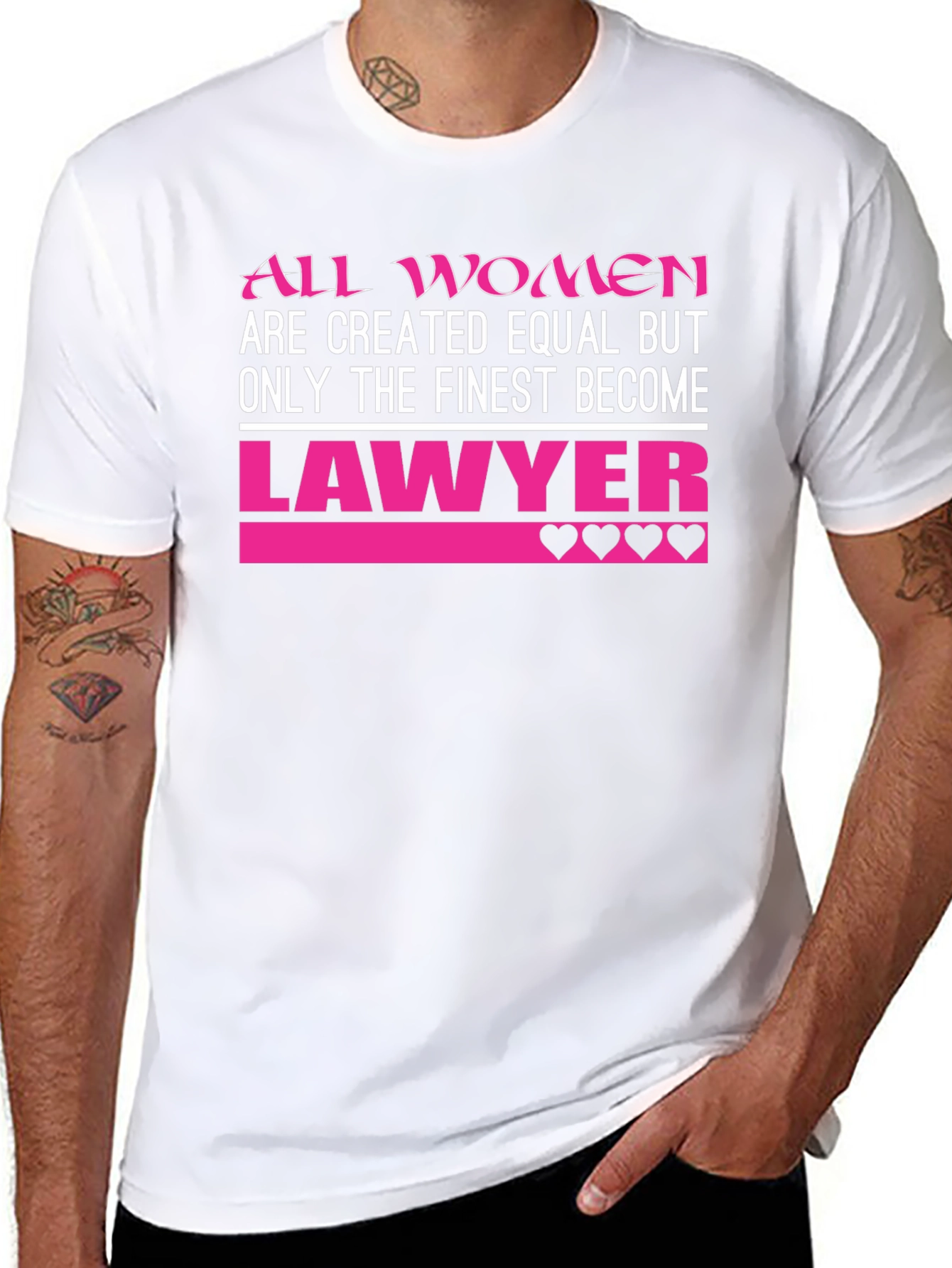 All Women Lawyer T-Shirt - Empowered Attorney Gift