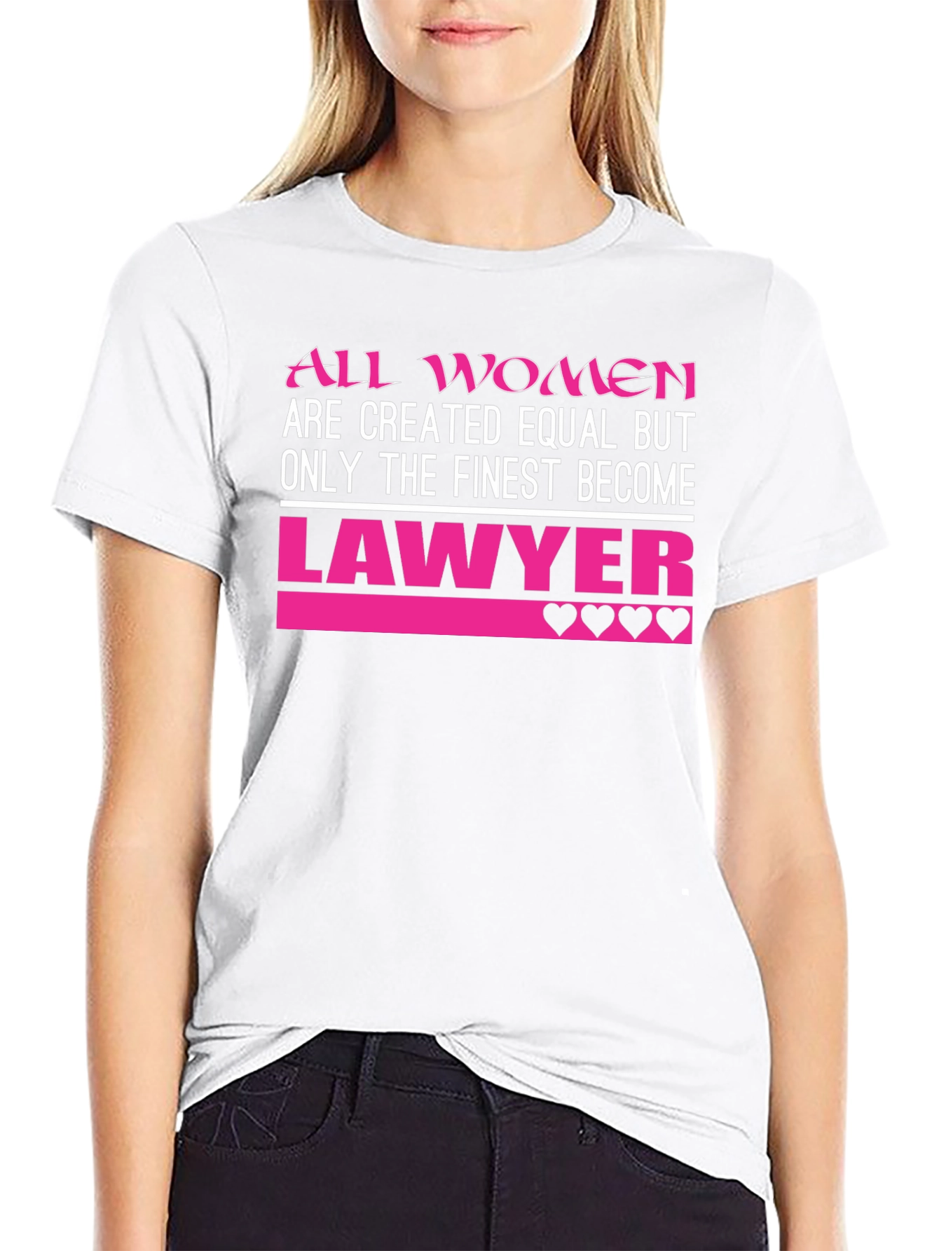 All Women Lawyer T-Shirt - Empowered Attorney Gift