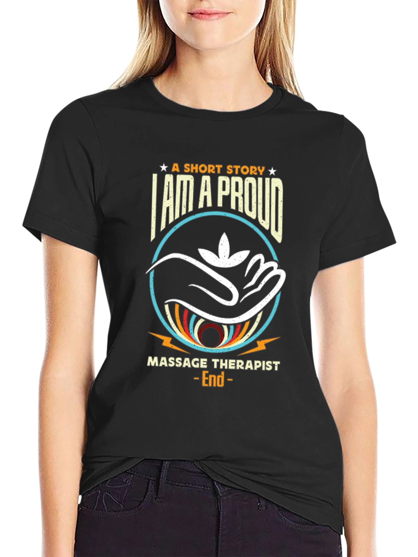 Proud Massage Therapist Graphic T-Shirt