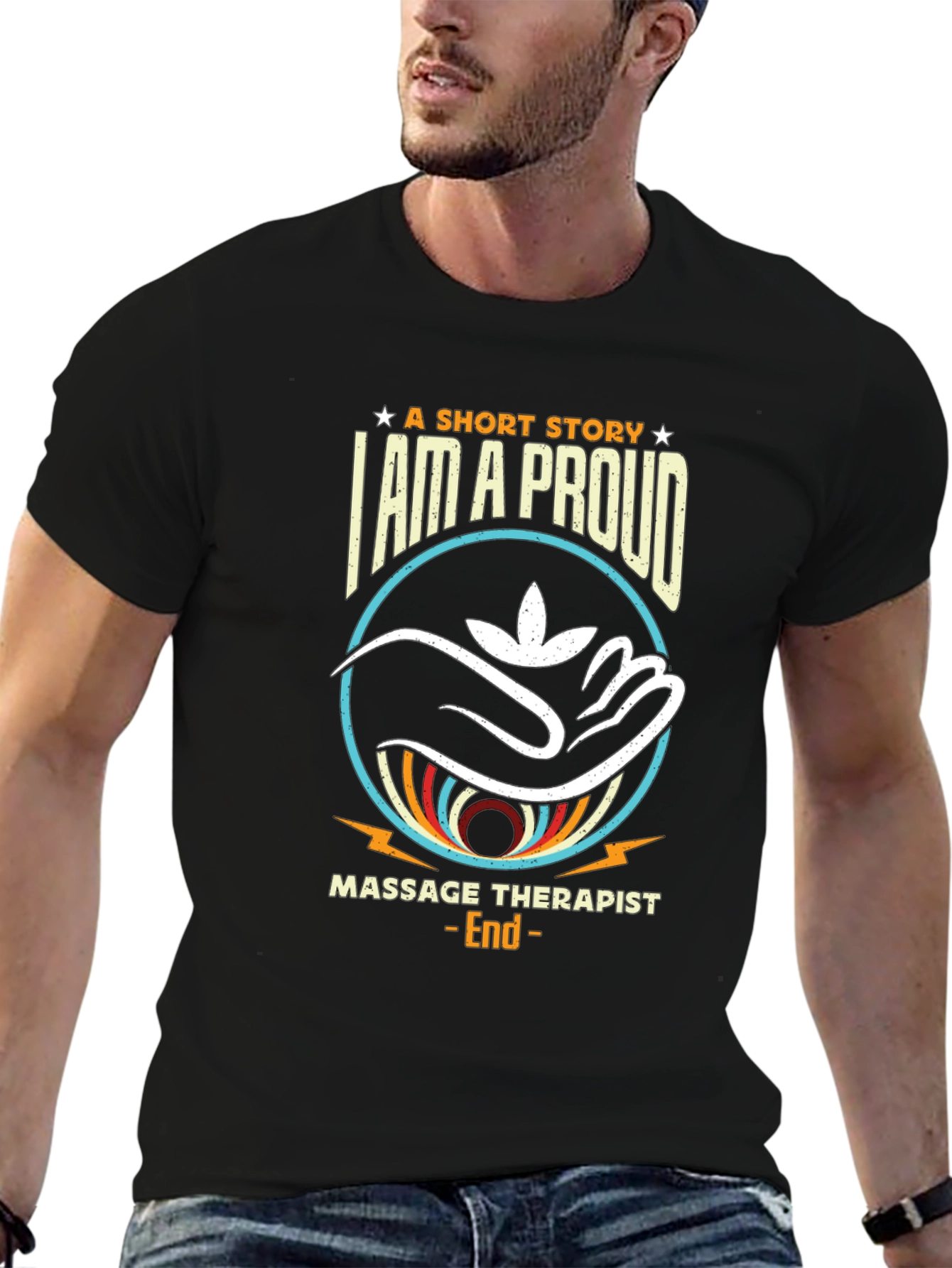 Proud Massage Therapist Graphic T-Shirt