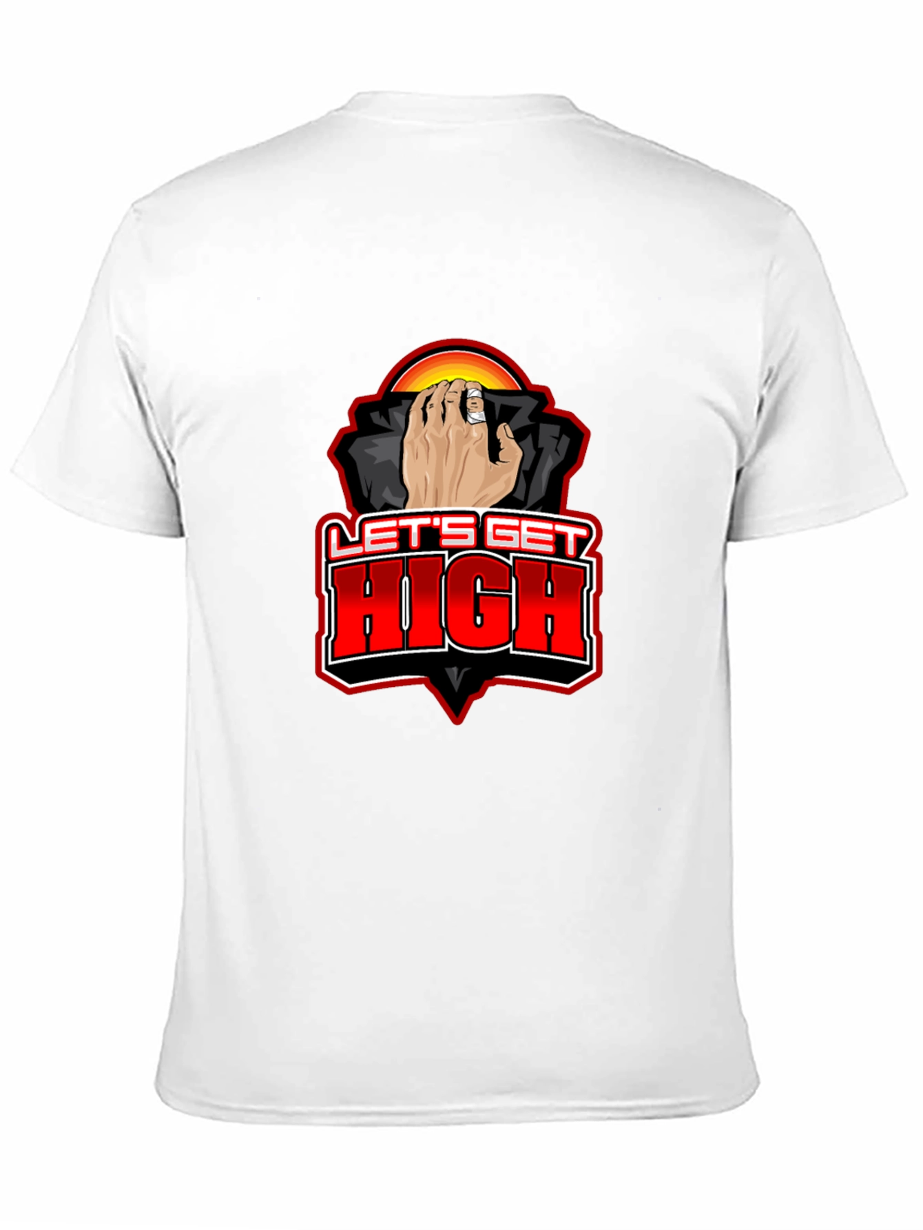 Lets Get High Graphic Tee - Black