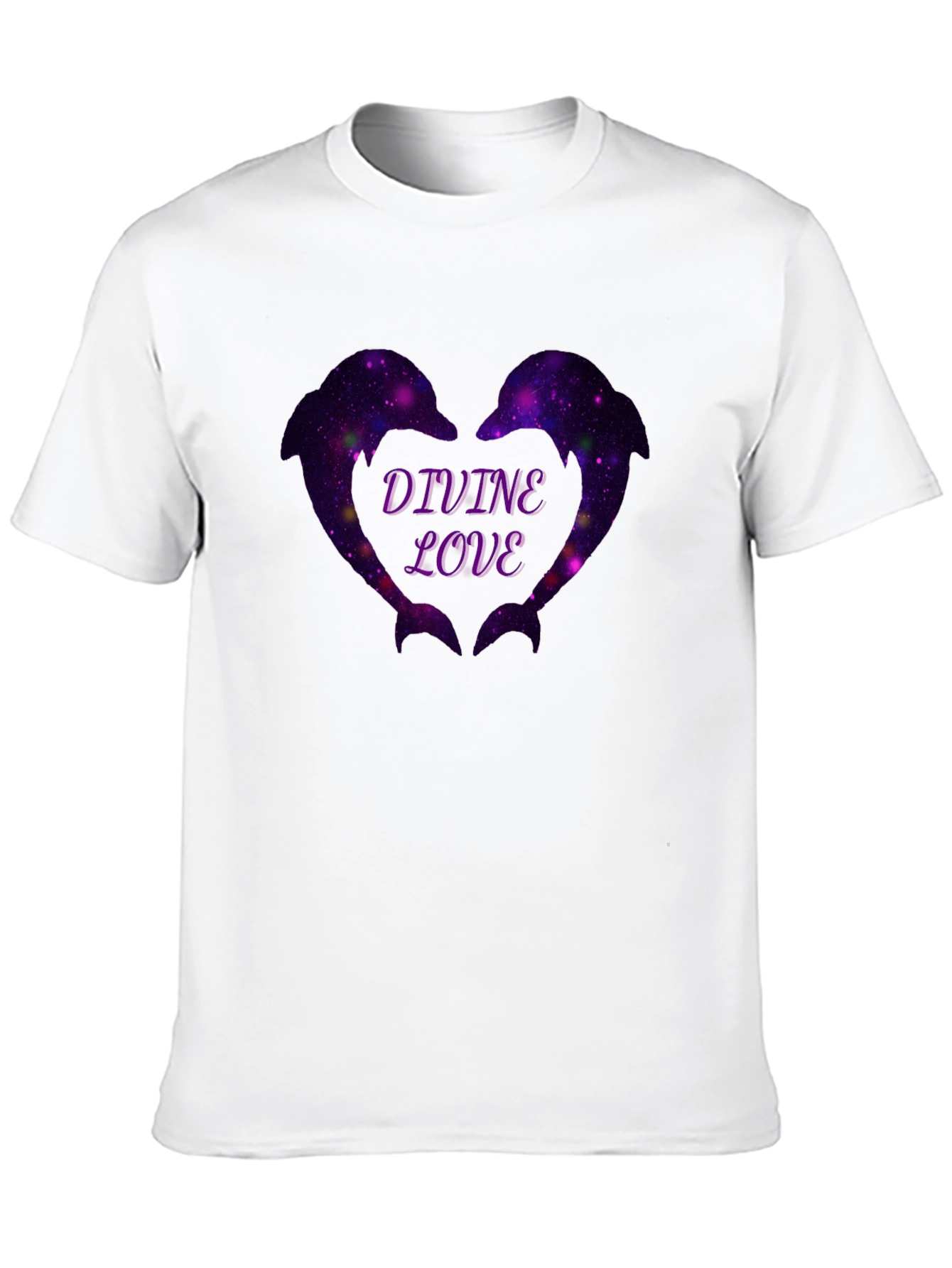 Divine Love Dolphin Heart T-Shirt