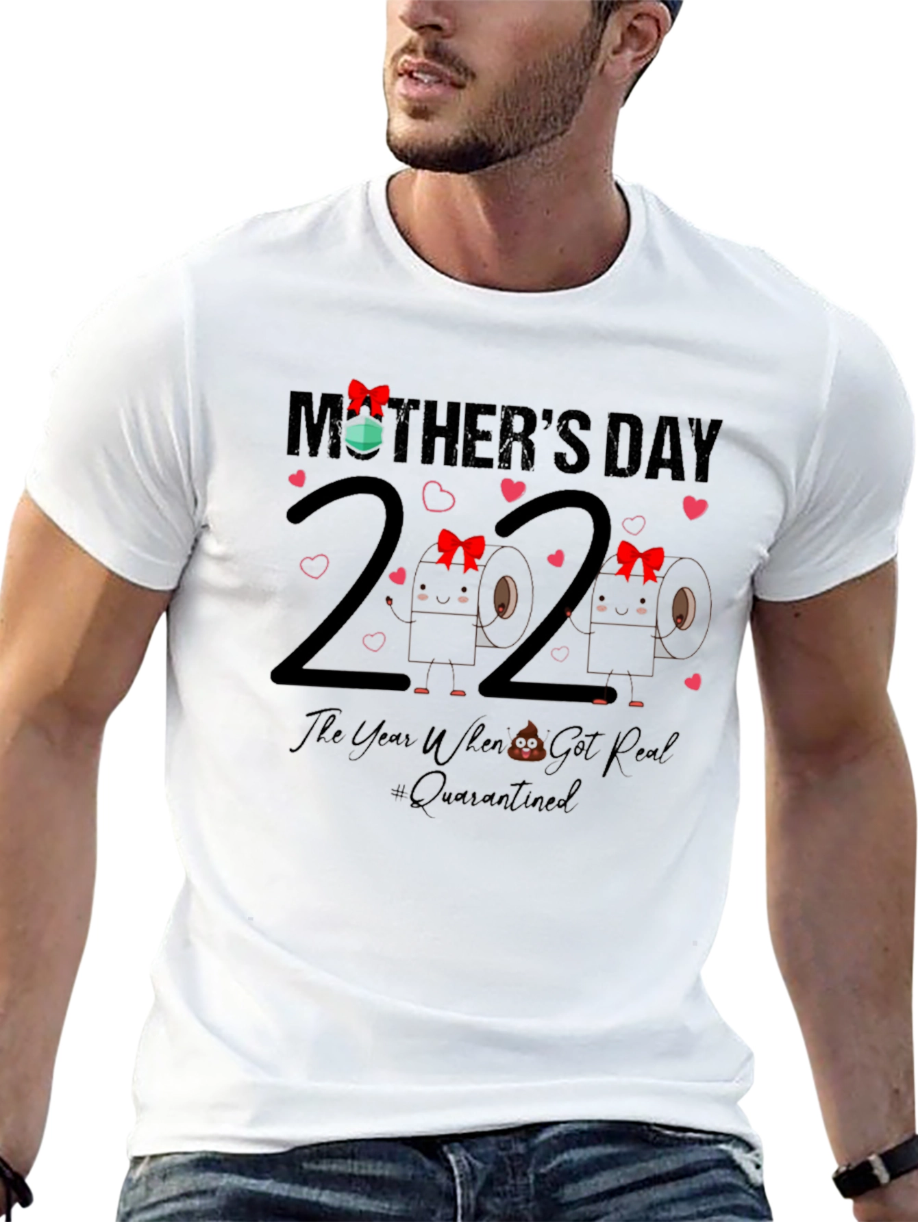 Mothers Day 2020 Quarantine Toilet Paper T-Shirt