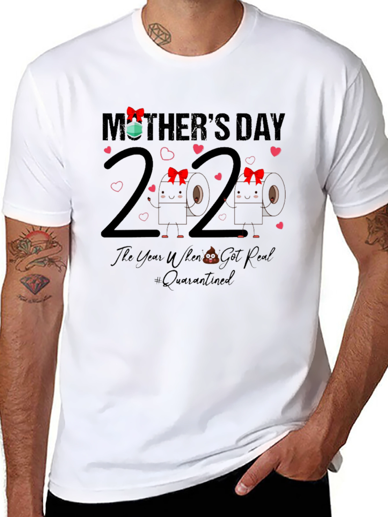 Mothers Day 2020 Quarantine Toilet Paper T-Shirt
