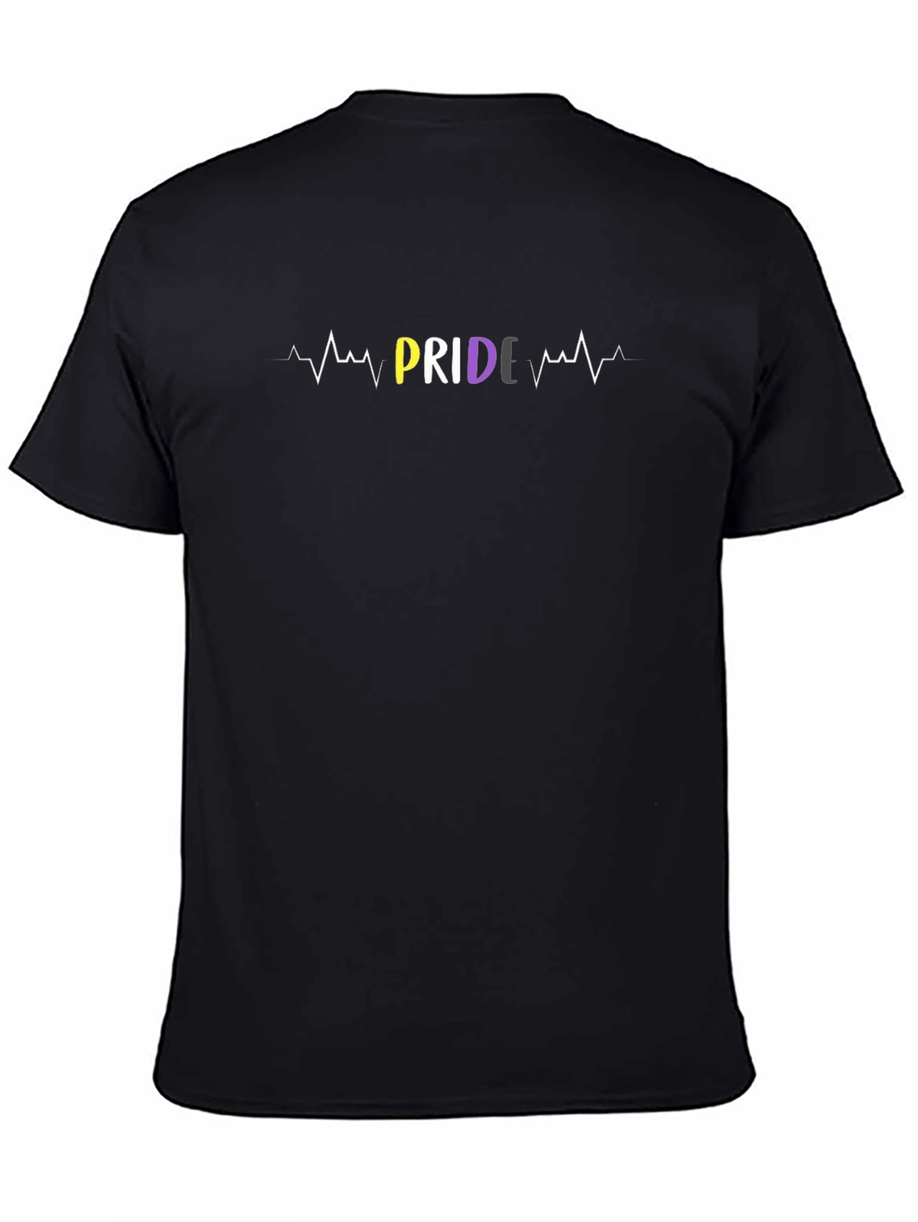 Non-Binary Pride Heartbeat T-Shirt