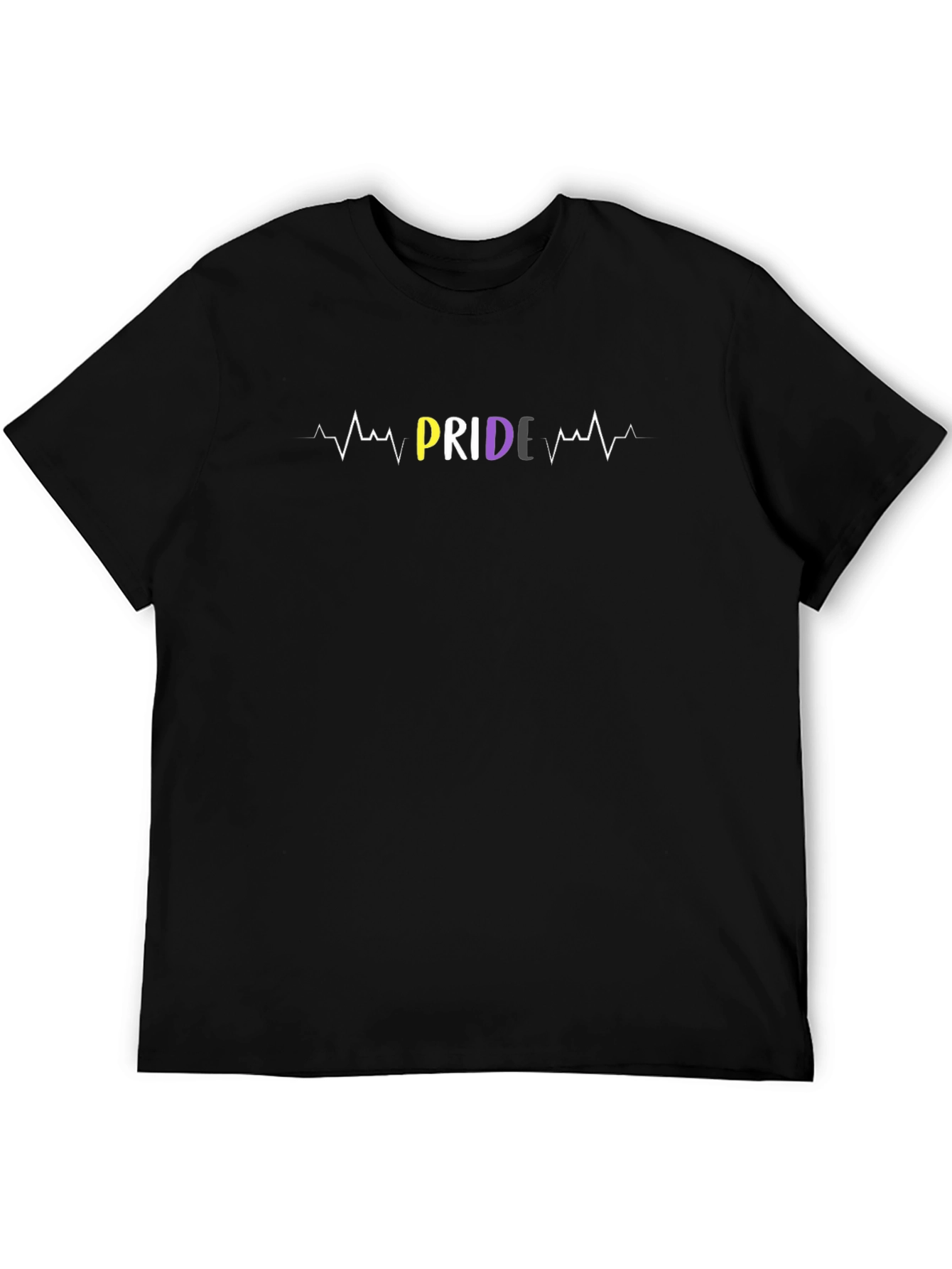 Non-Binary Pride Heartbeat T-Shirt