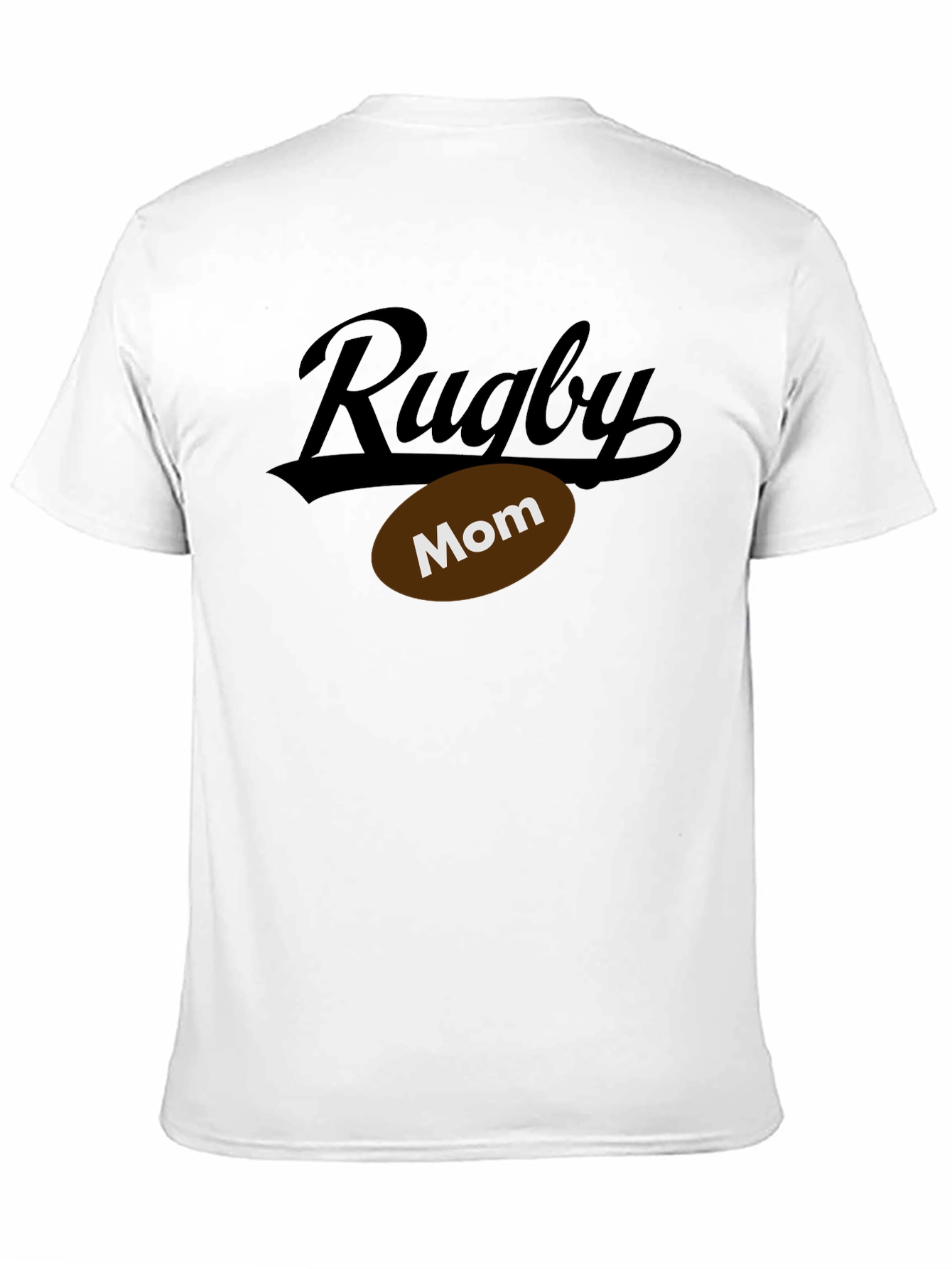 Rugby Mom Black T-Shirt