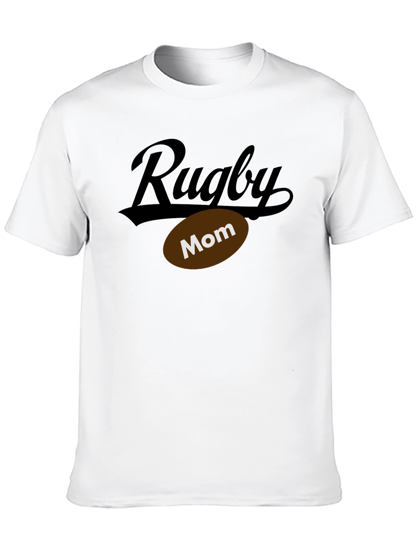 Rugby Mom Black T-Shirt