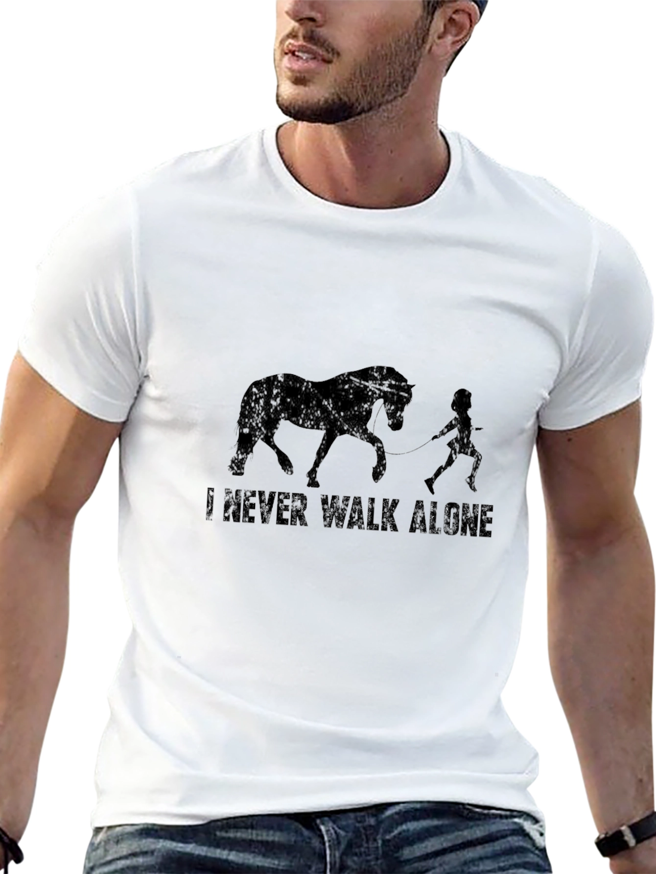 I Never Walk Alone Horse T-Shirt