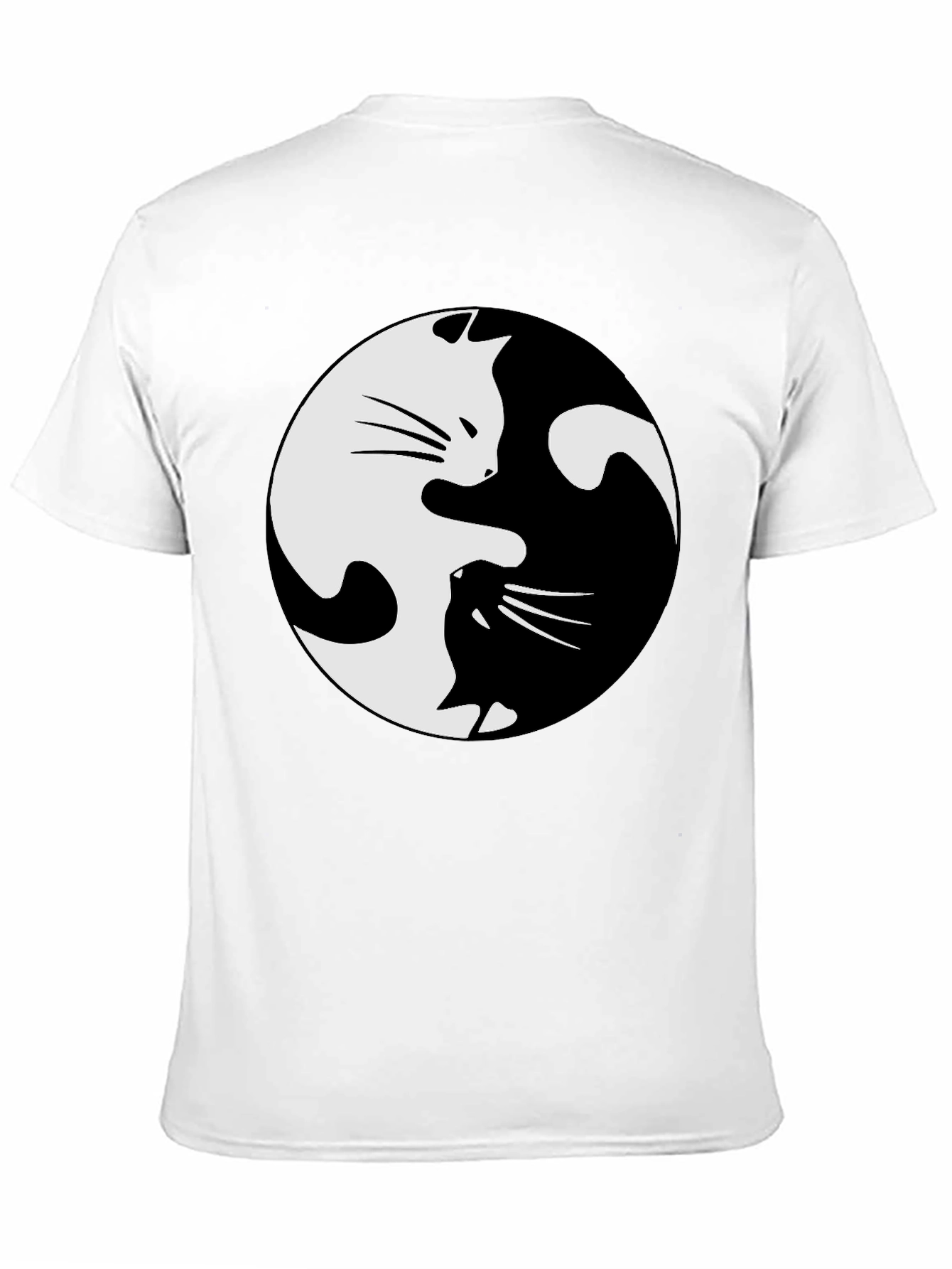 Yin Yang Cat T-Shirt - Balance and Style!
