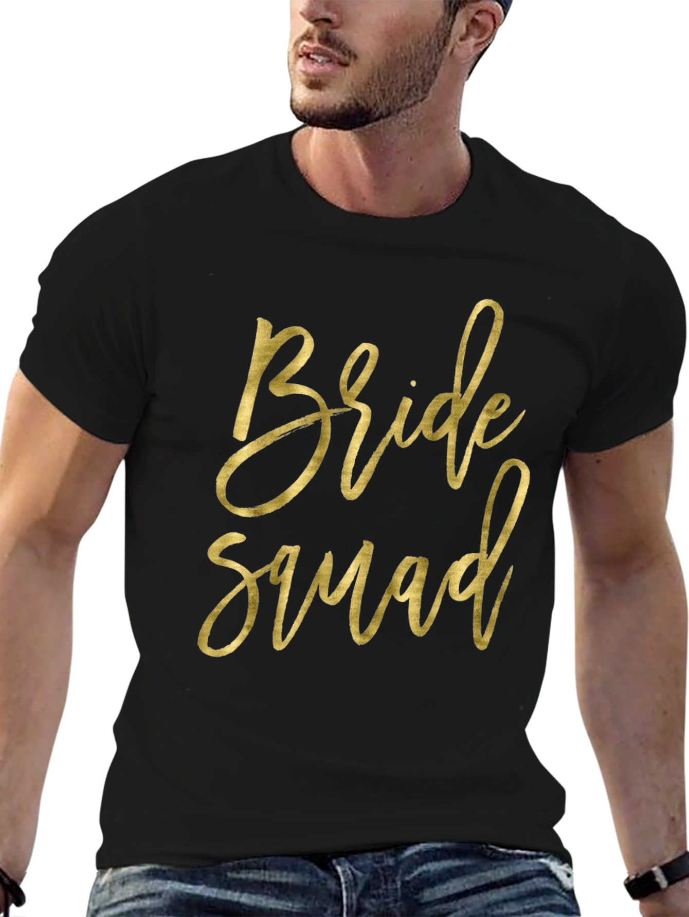 Bride Squad T-Shirt - Black Tee