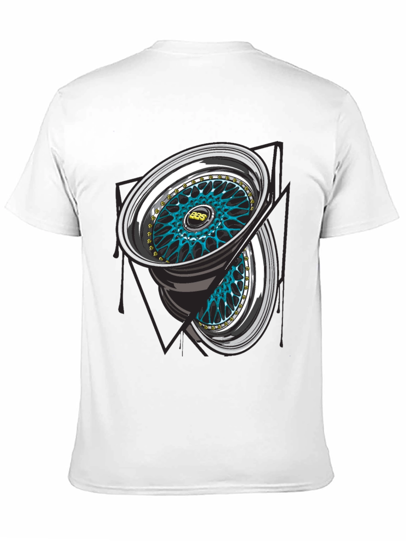 BBS Wheel Graphic Tee - Automotive Enthusiast T-Shirt