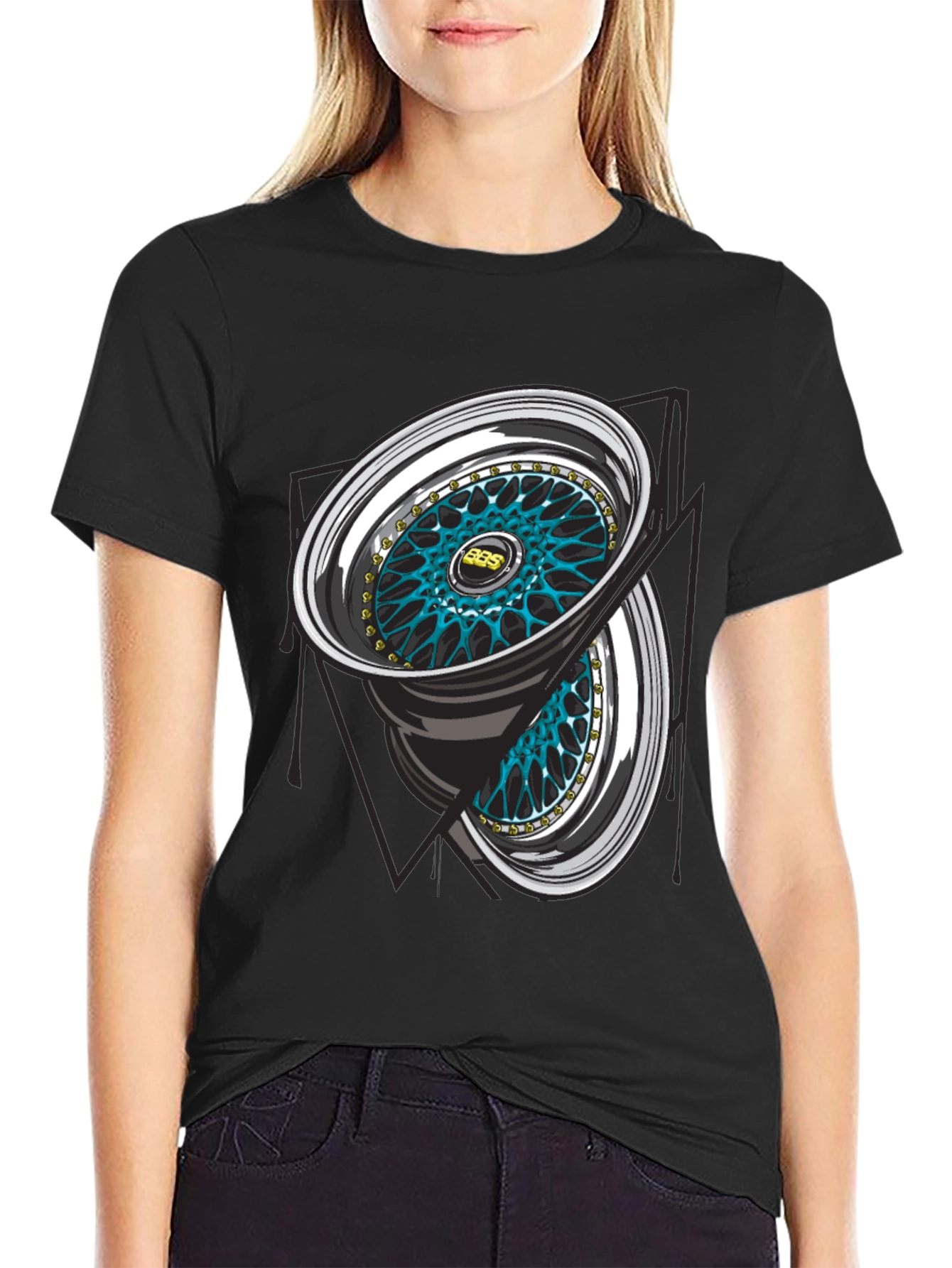 BBS Wheel Graphic Tee - Automotive Enthusiast T-Shirt