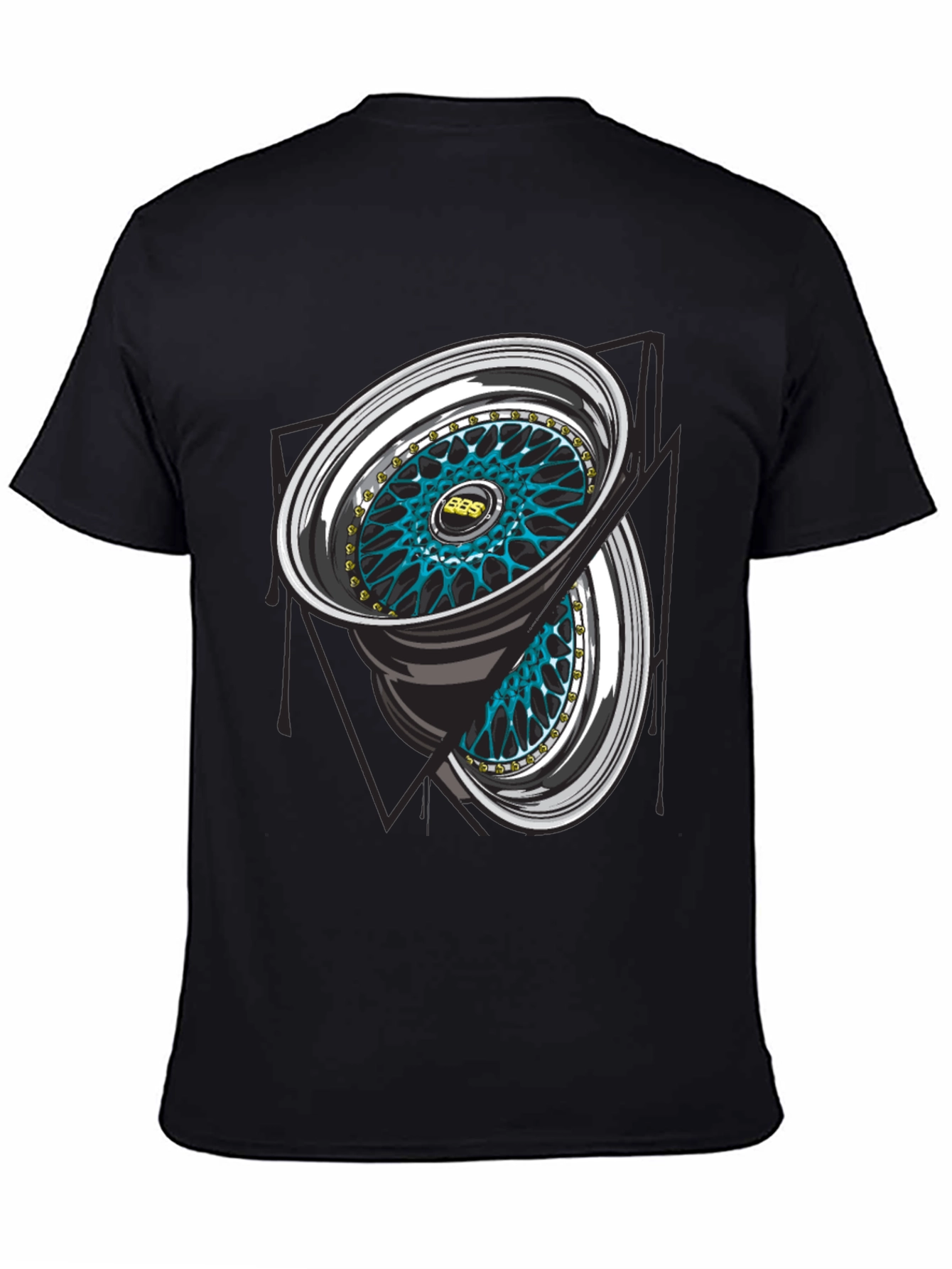 BBS Wheel Graphic Tee - Automotive Enthusiast T-Shirt