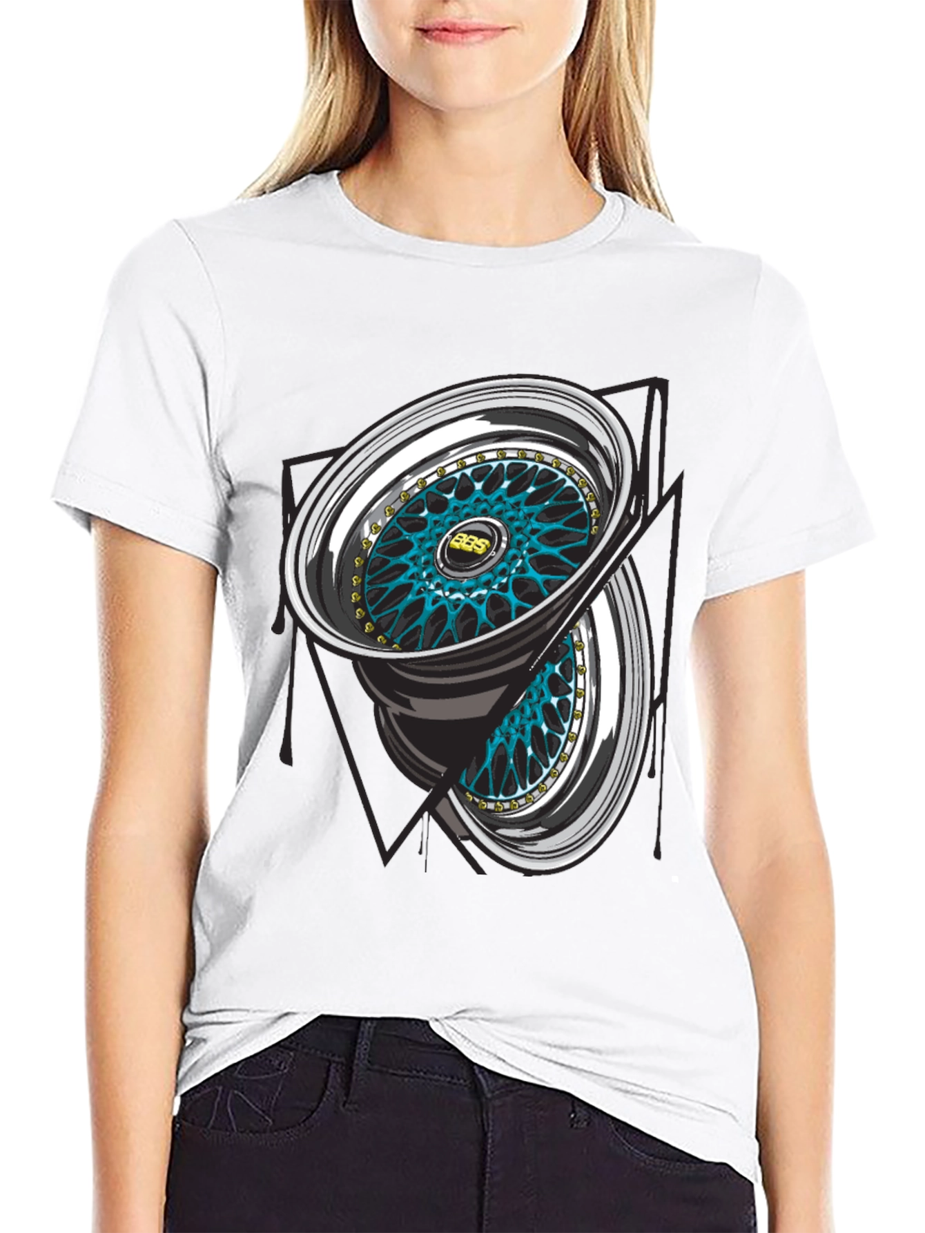 BBS Wheel Graphic Tee - Automotive Enthusiast T-Shirt