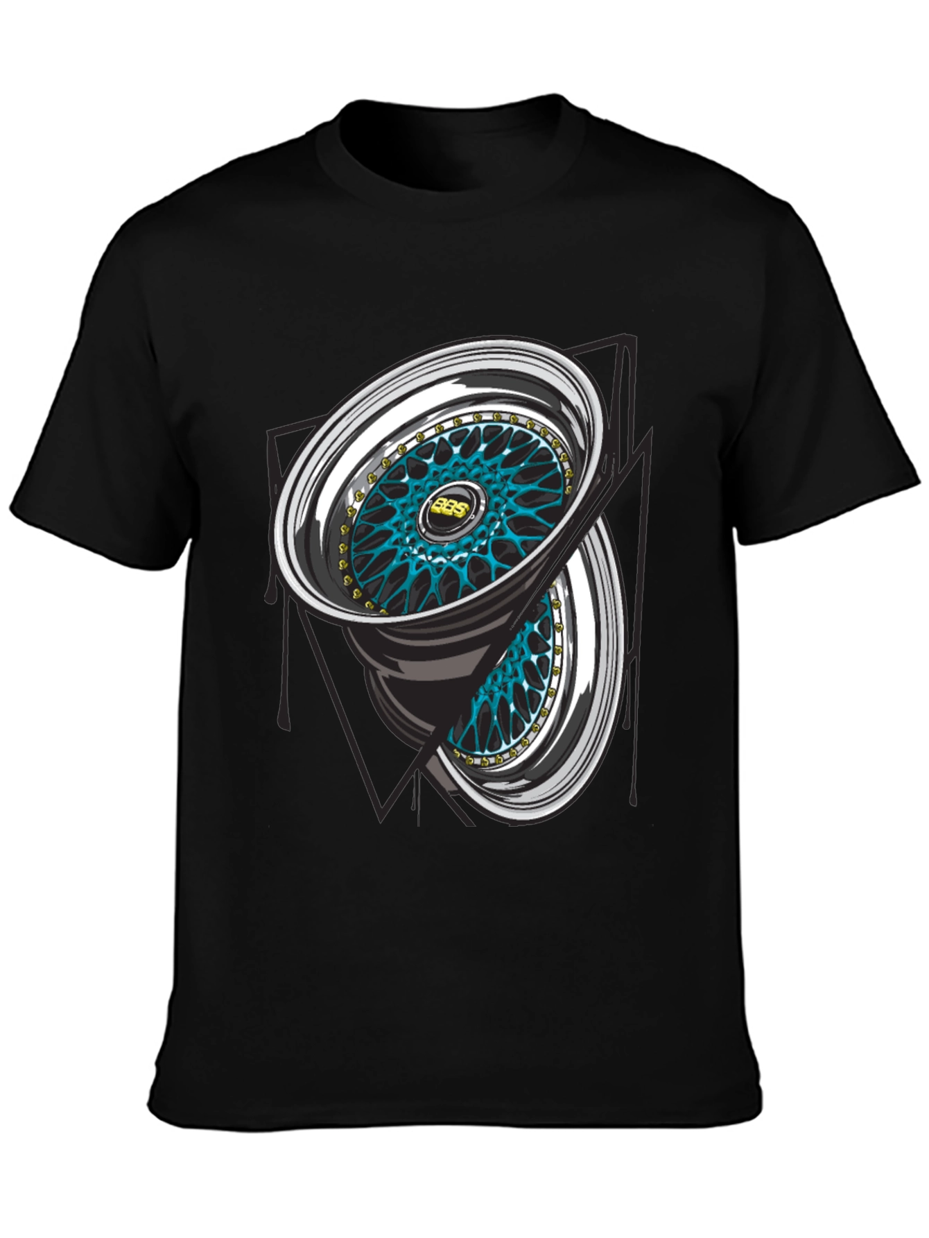 BBS Wheel Graphic Tee - Automotive Enthusiast T-Shirt