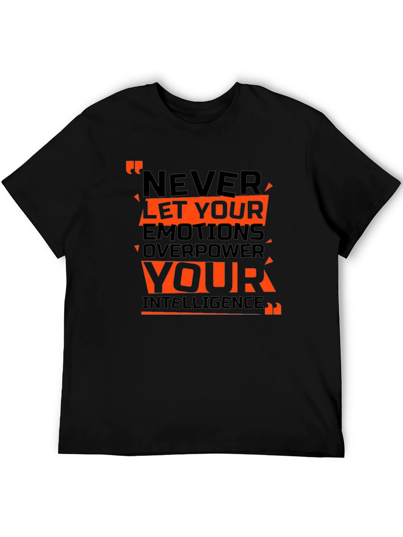 Motivational T-Shirt: Never Let Your Emotions Overpower