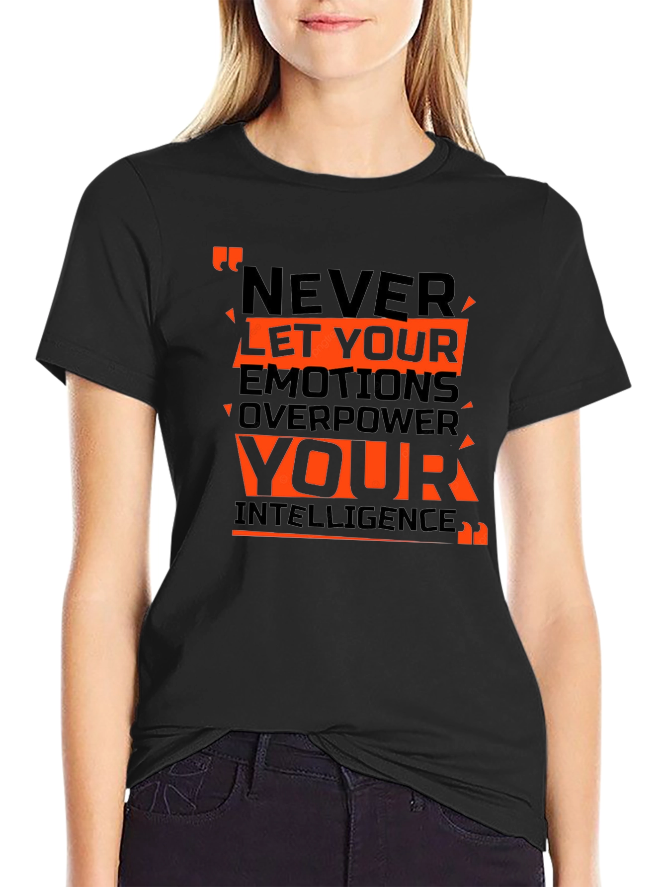 Motivational T-Shirt: Never Let Your Emotions Overpower