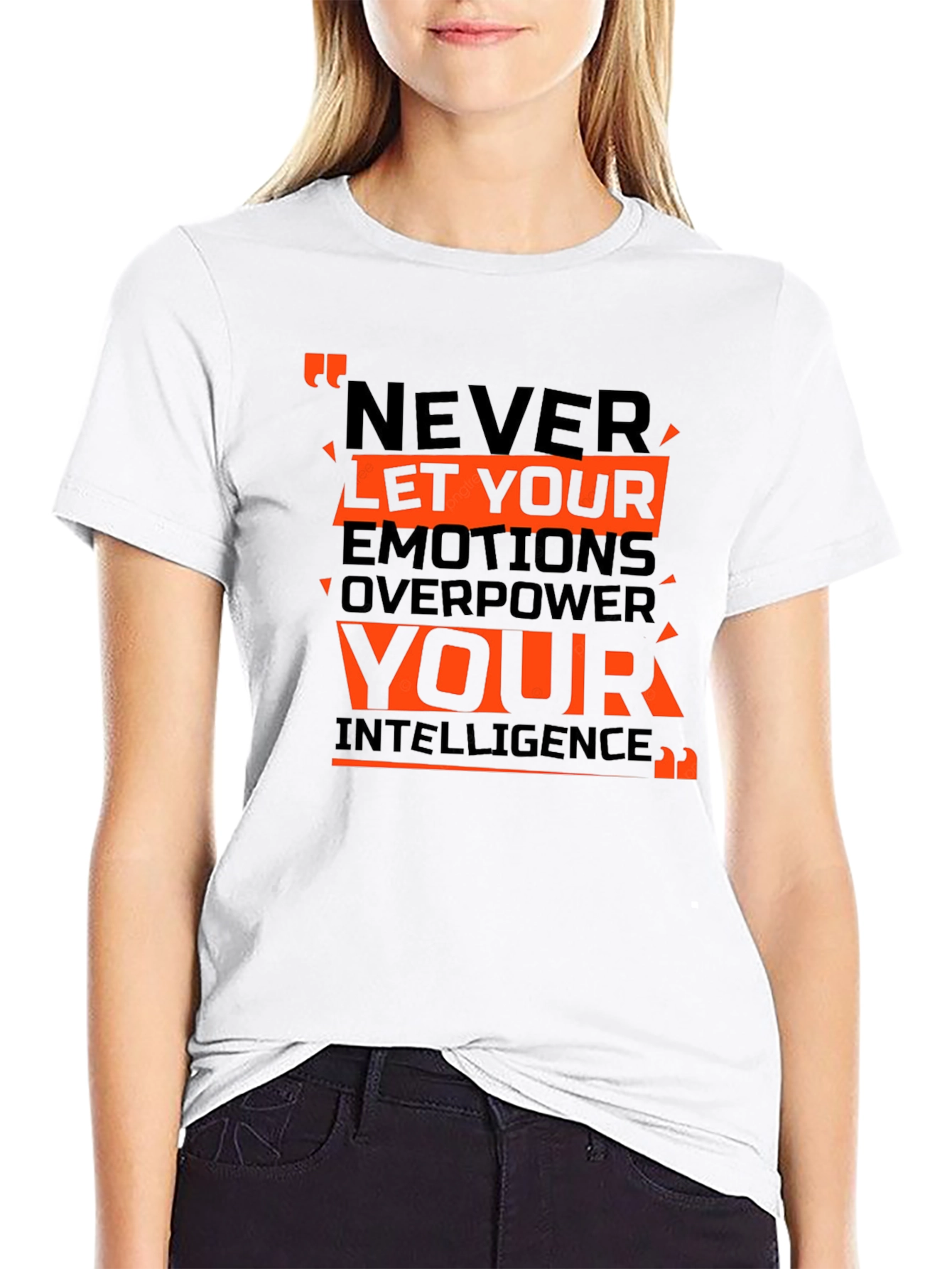 Motivational T-Shirt: Never Let Your Emotions Overpower