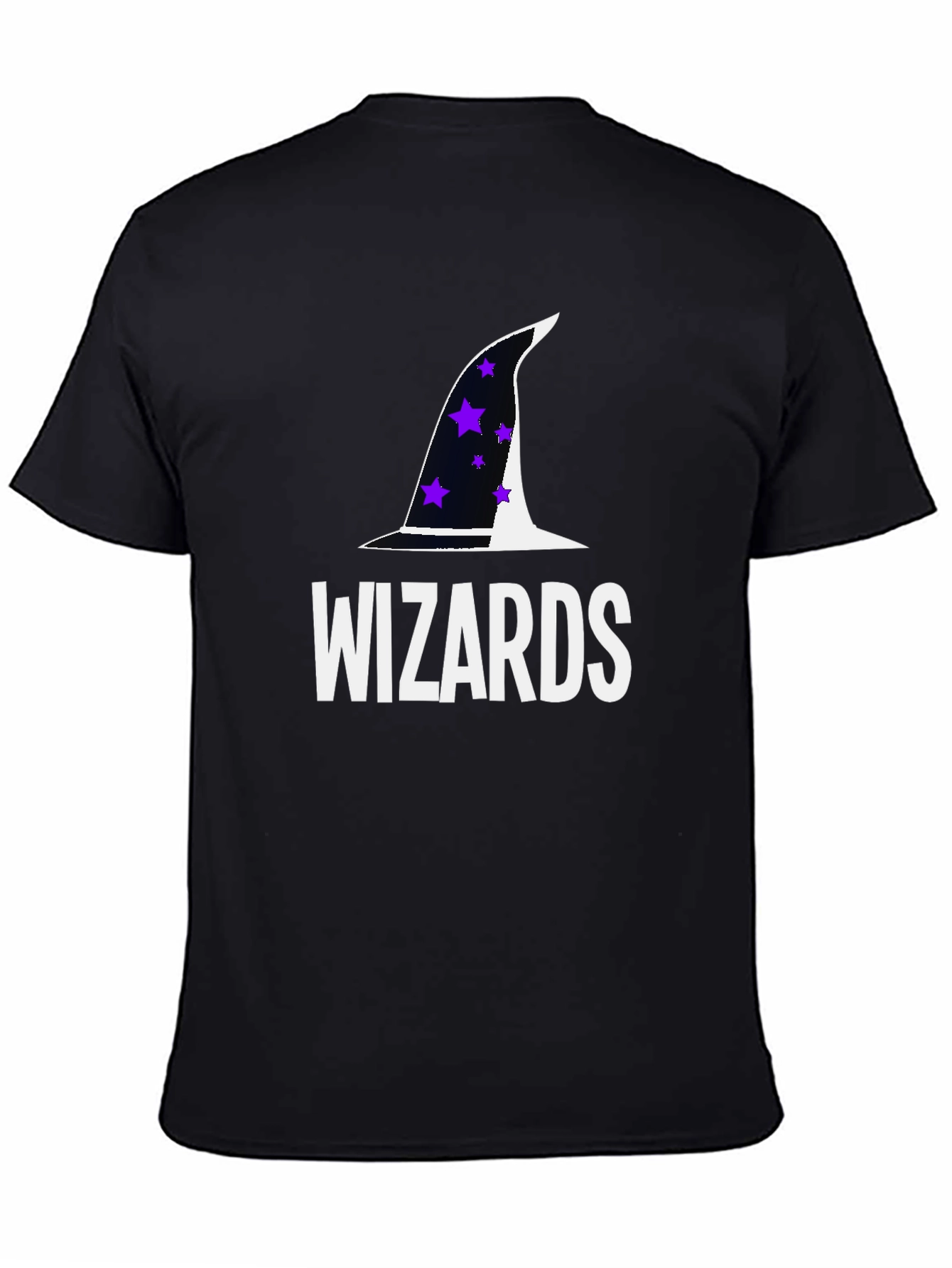 Wizards T-Shirt with Hat Graphic - Soft Cotton Tee