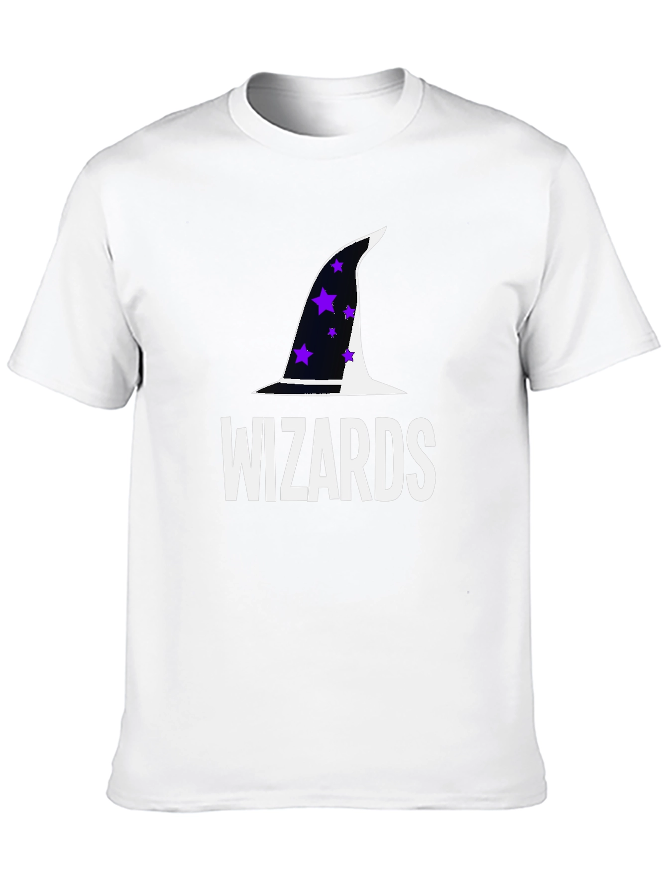 Wizards T-Shirt with Hat Graphic - Soft Cotton Tee