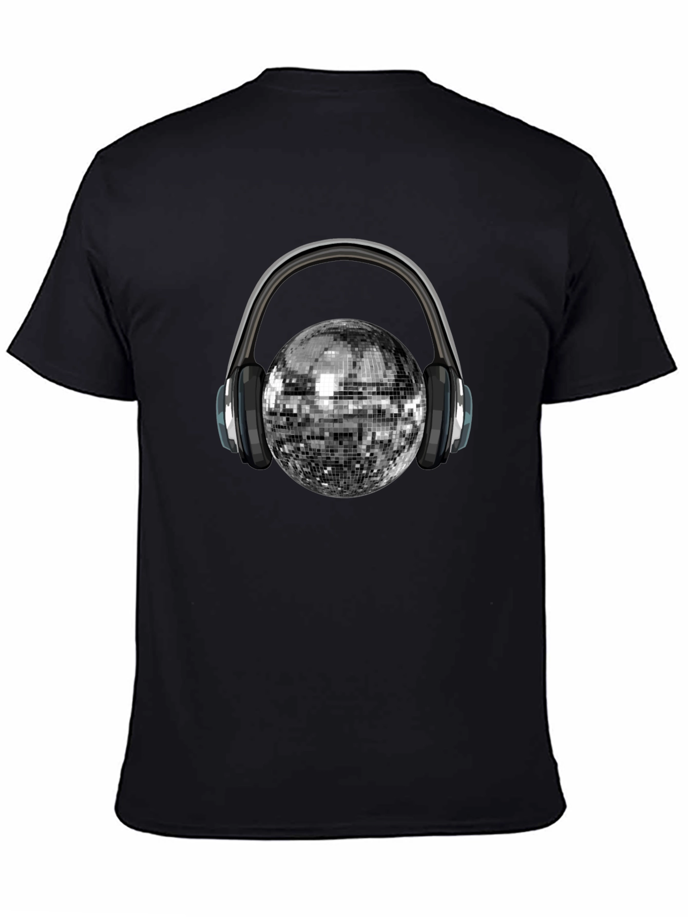 Disco Ball Headphones Graphic Tee - Party Ready!