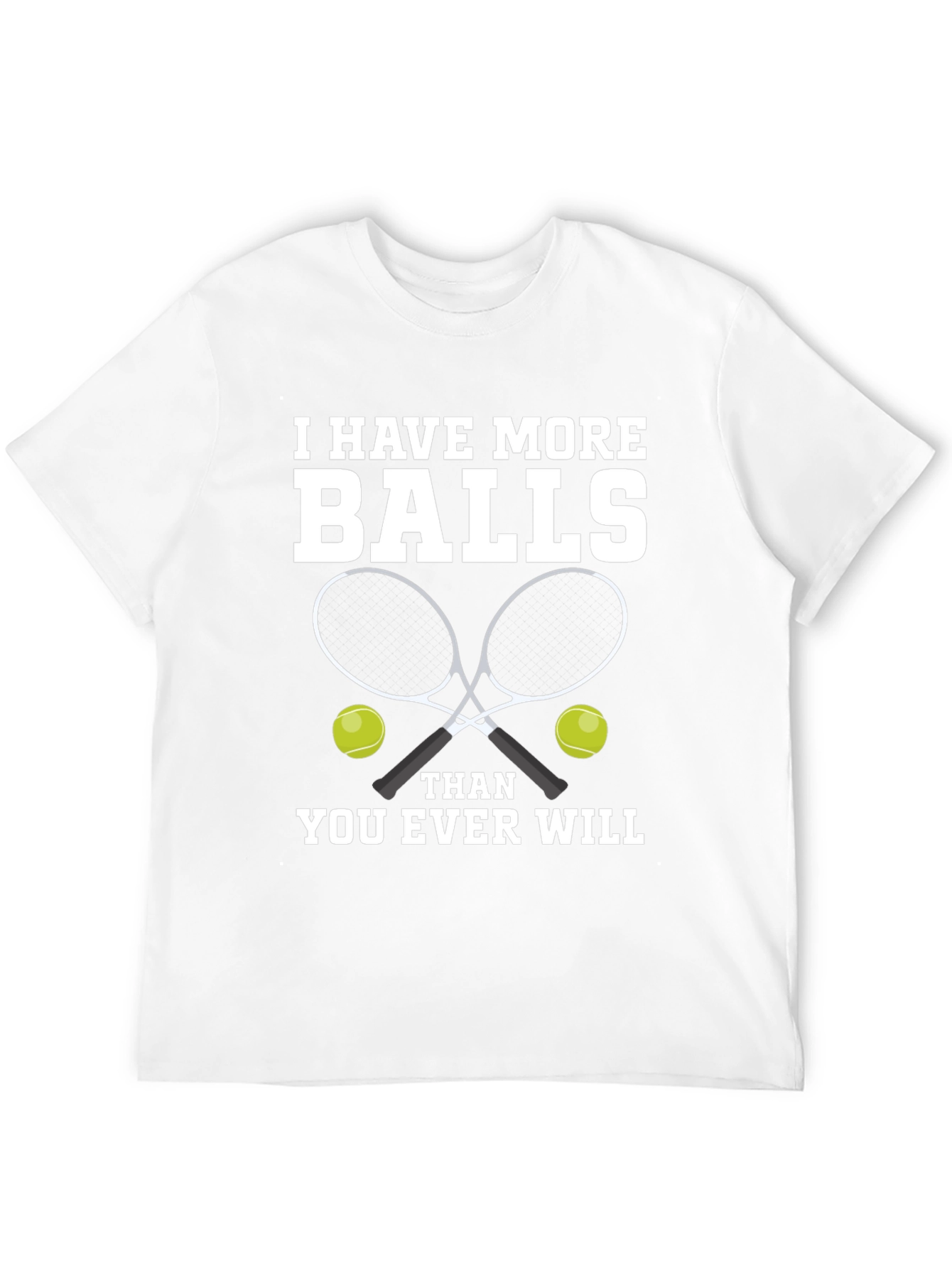 Tennis Balls Graphic Tee - Funny Tennis Player Gift