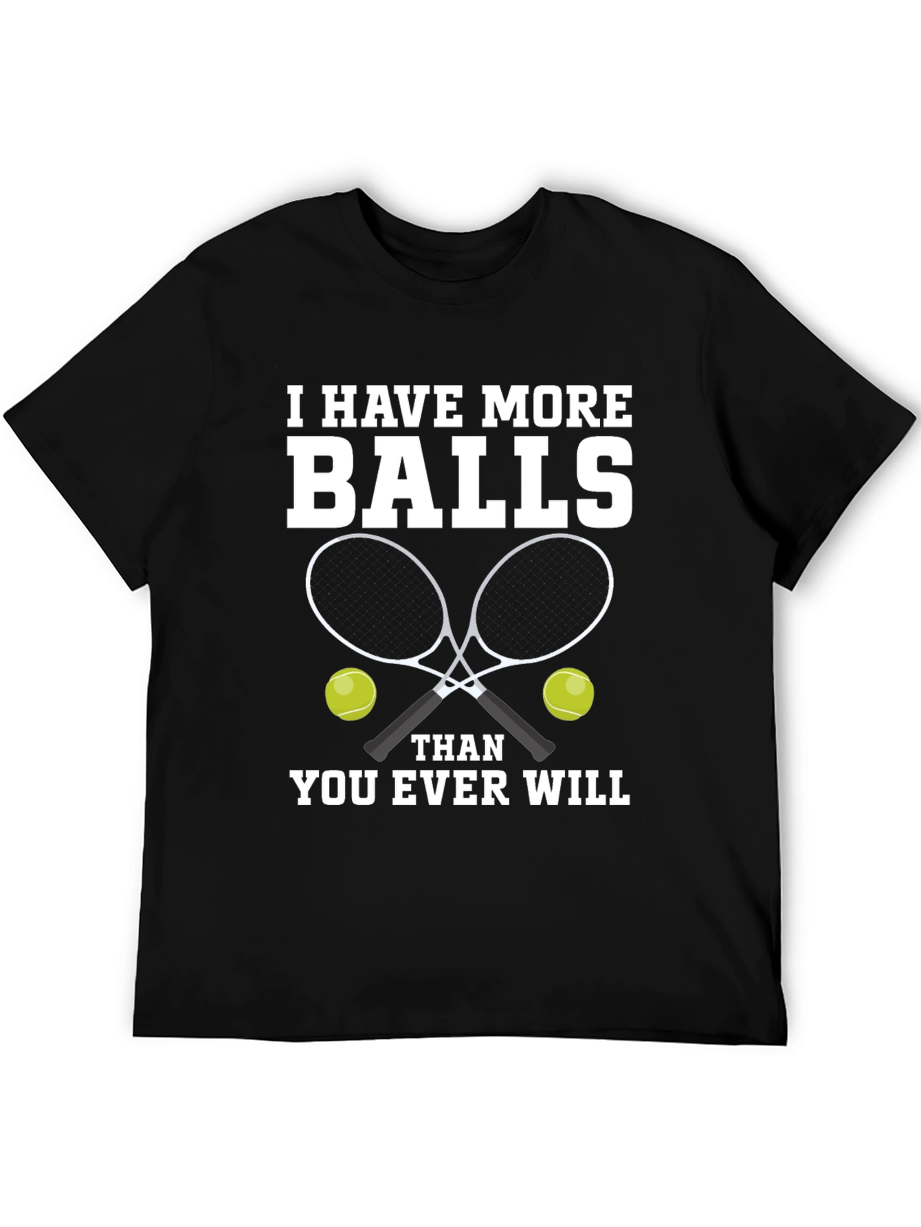 Tennis Balls Graphic Tee - Funny Tennis Player Gift