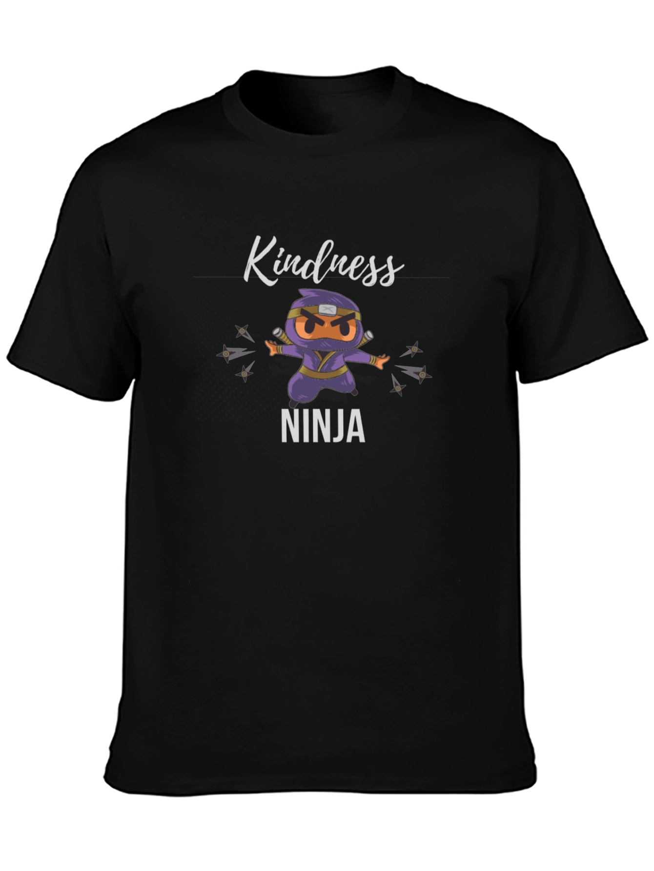 Kindness Ninja Graphic T-Shirt - Black