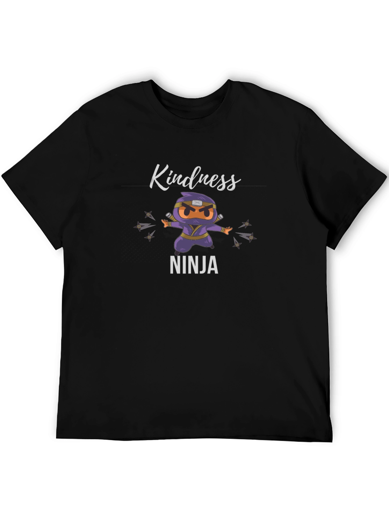 Kindness Ninja Graphic T-Shirt - Black