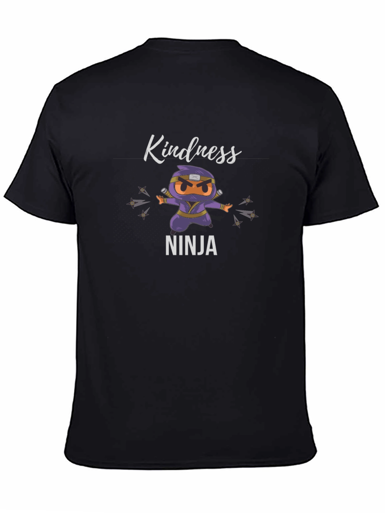 Kindness Ninja Graphic T-Shirt - Black