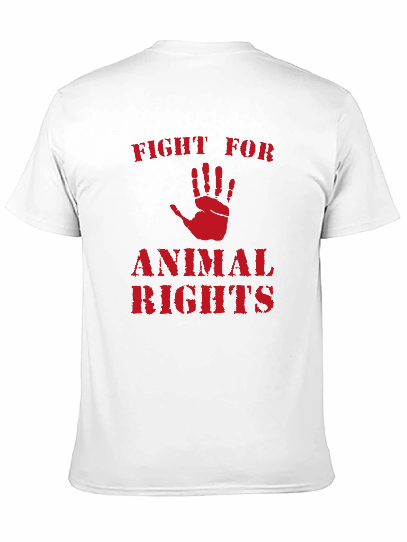 Fight for Animal Rights Graphic Tee - Black