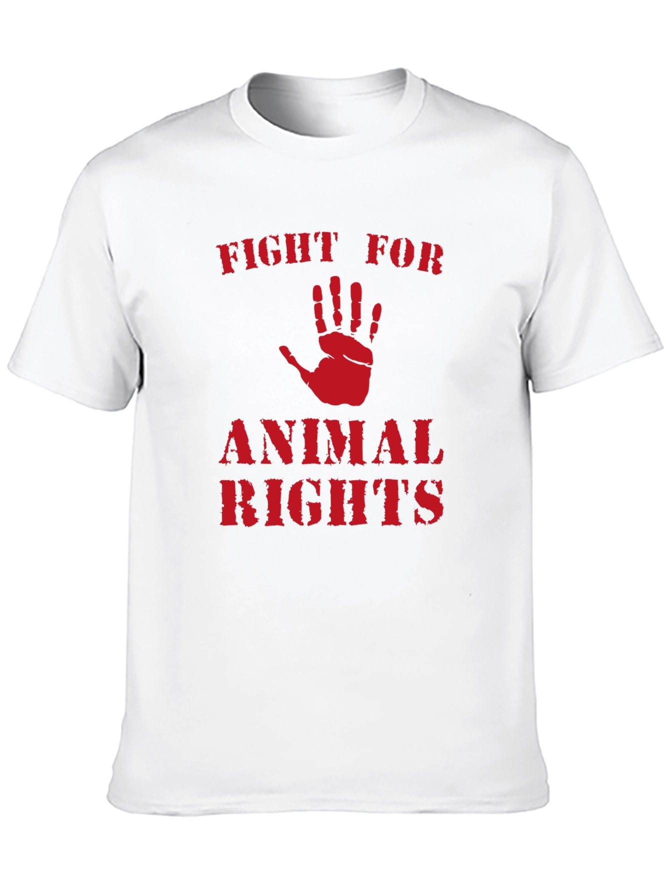 Fight for Animal Rights Graphic Tee - Black