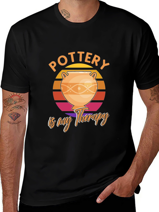 Pottery Is My Therapy Graphic T-Shirt