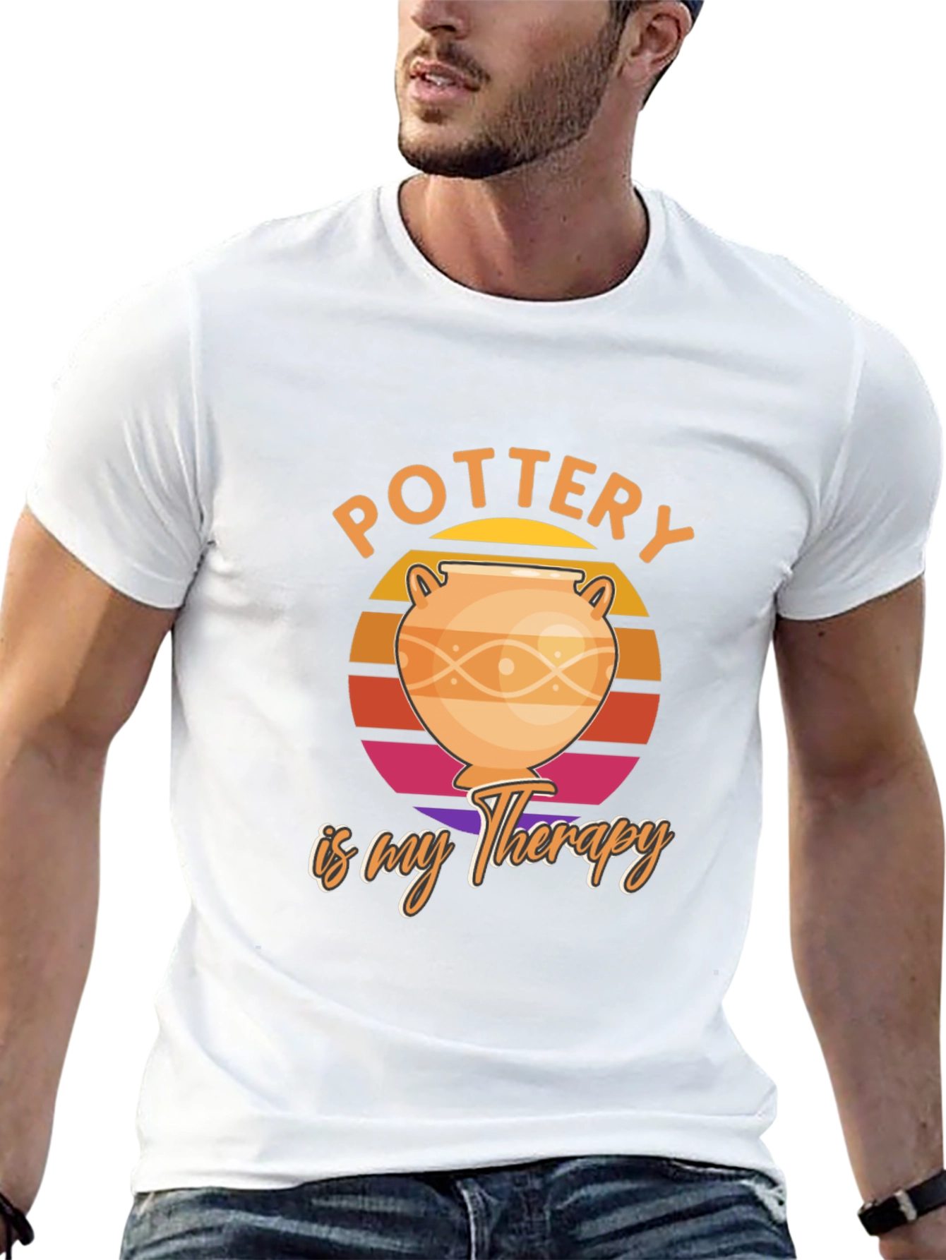 Pottery Is My Therapy Graphic T-Shirt